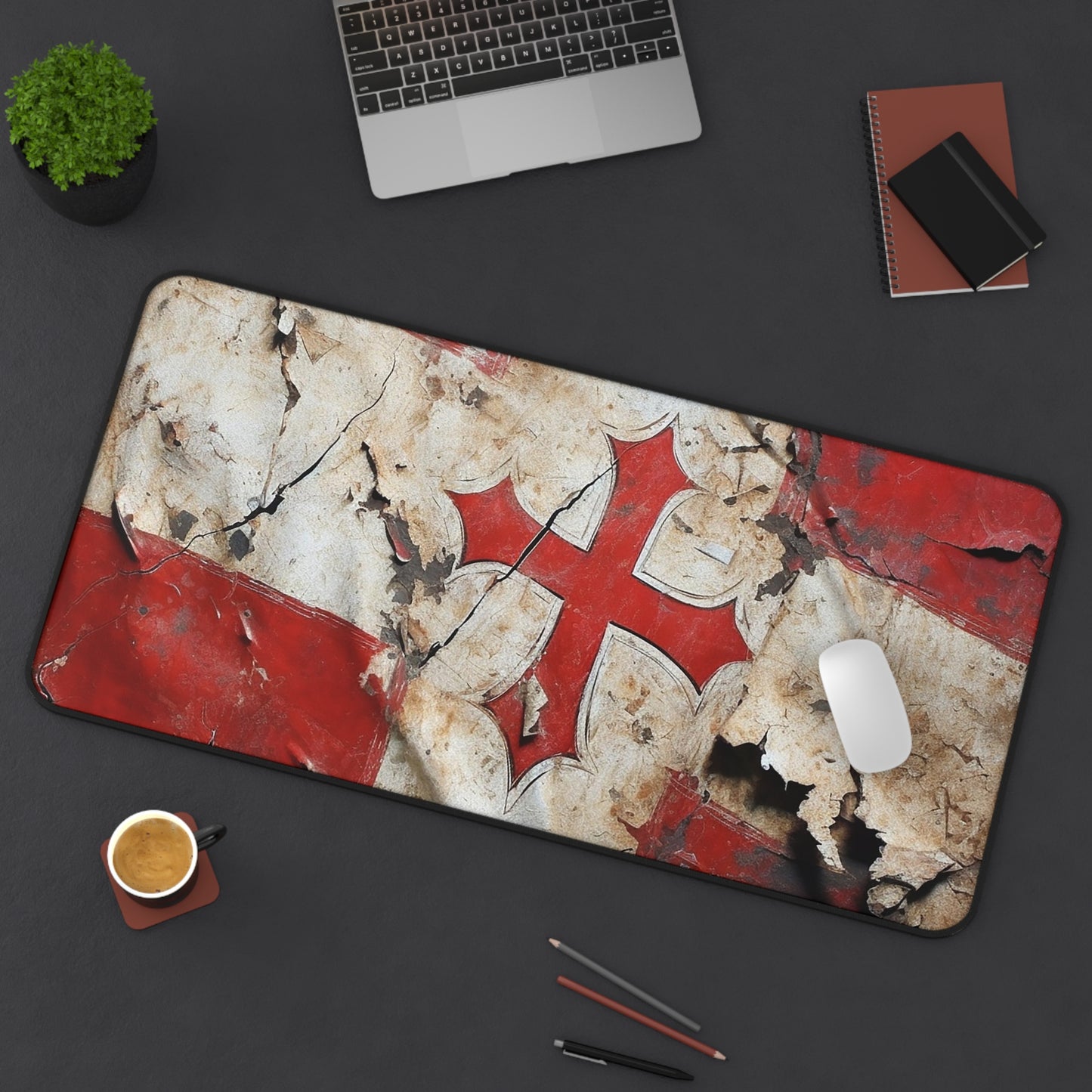 Templar Flag Desk Mat