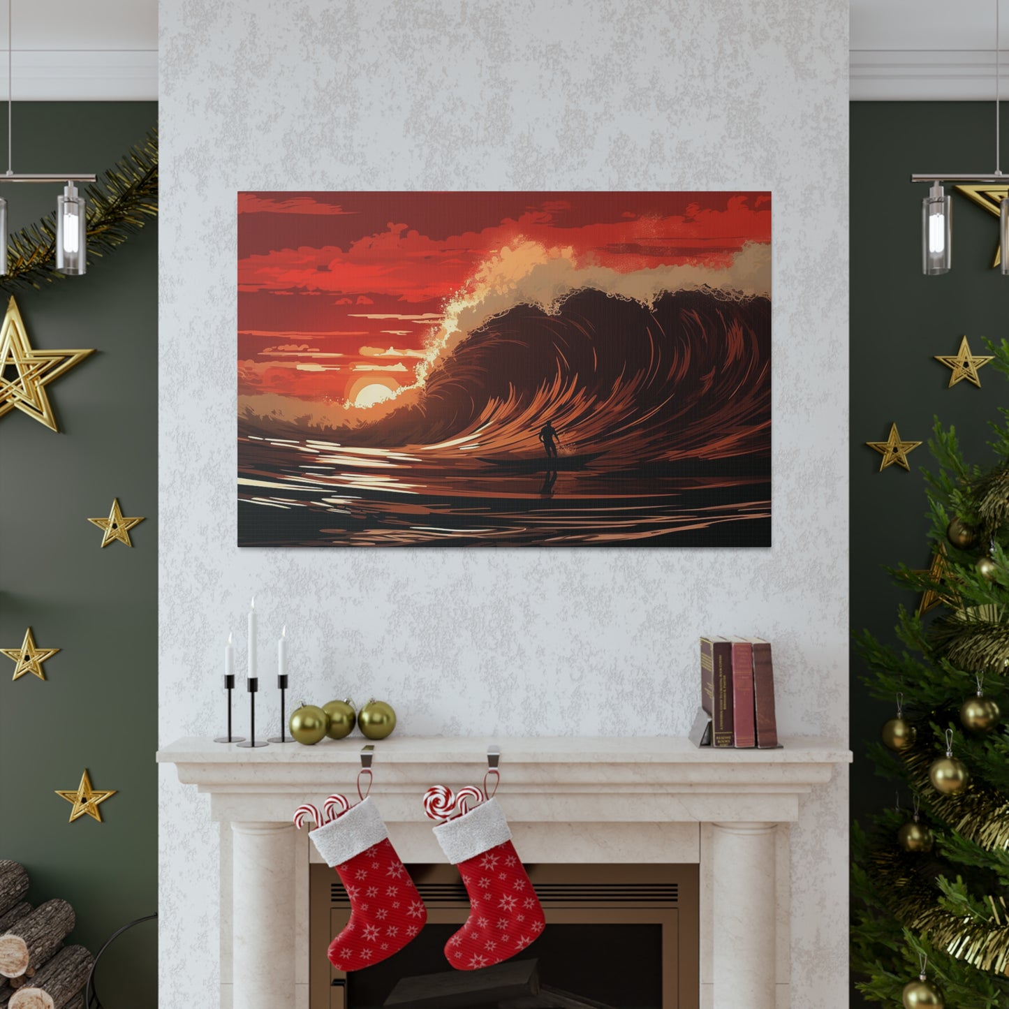 Polynesian Sunset Ride Canvas Gallery Wraps
