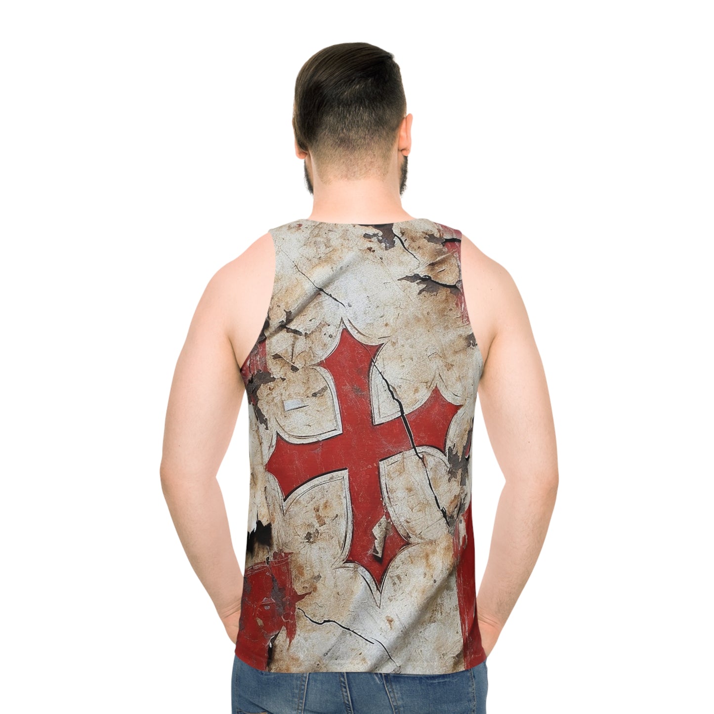 Templar Flag Unisex Tank Top