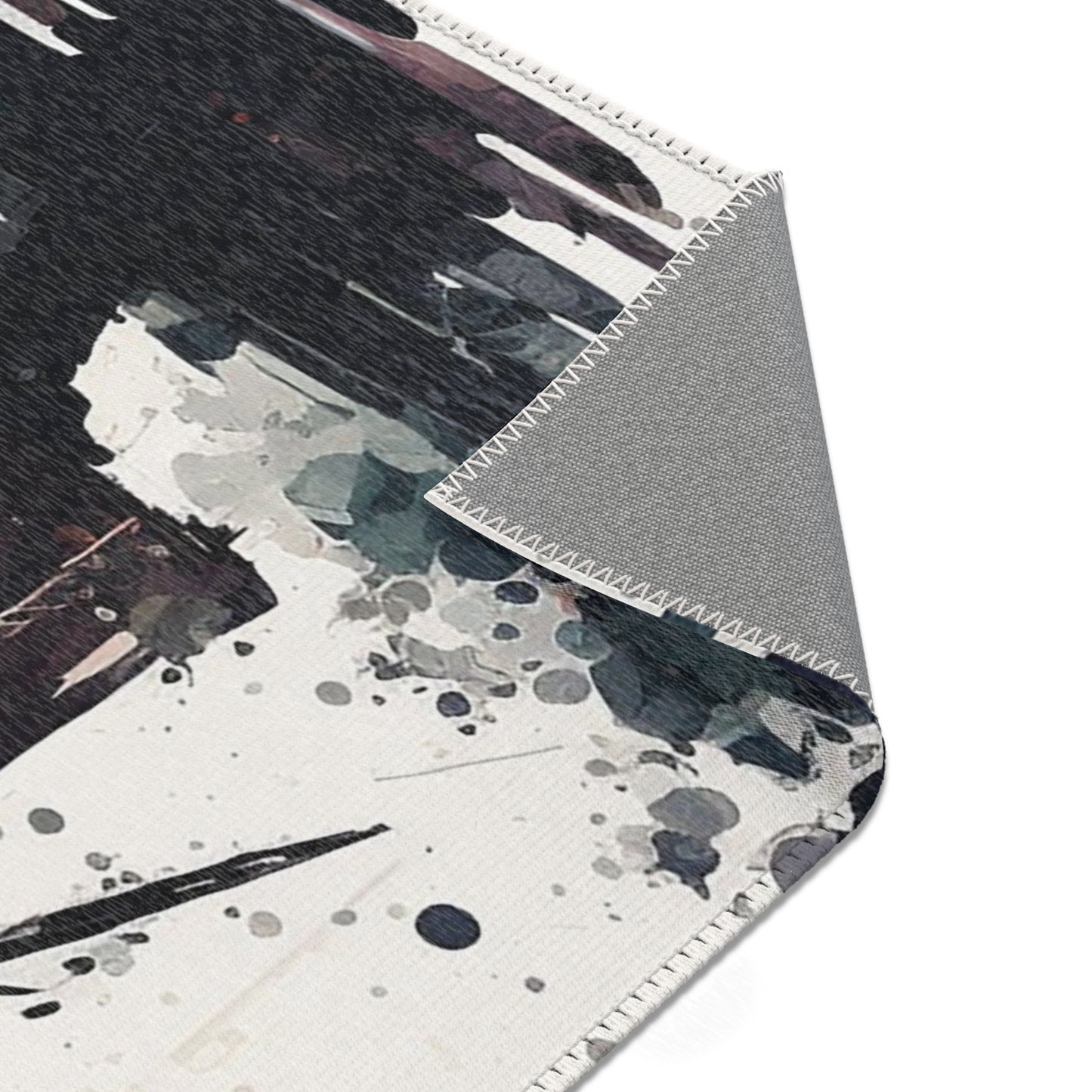 Forest Rain Samurai Area Rug