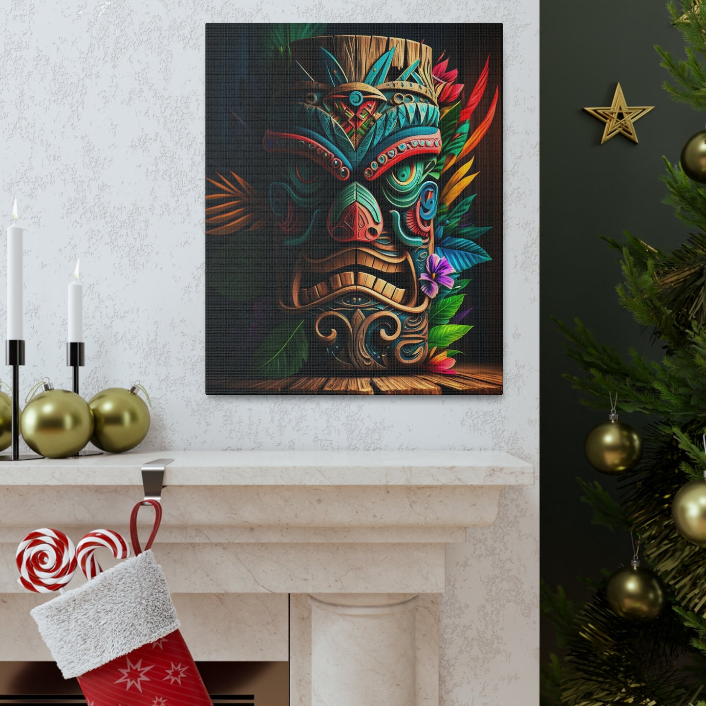 Tiki Idol Canvas Gallery Wraps