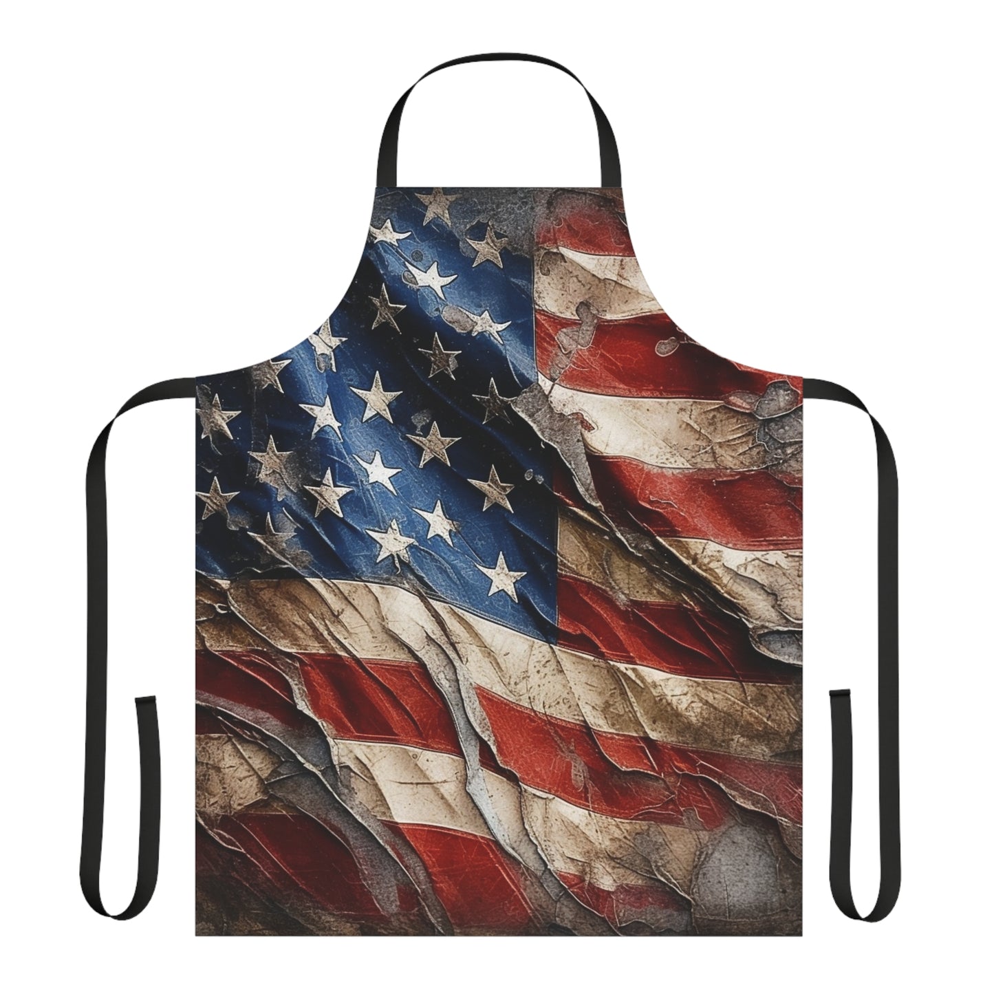 Distressed American Flag Apron (AOP)