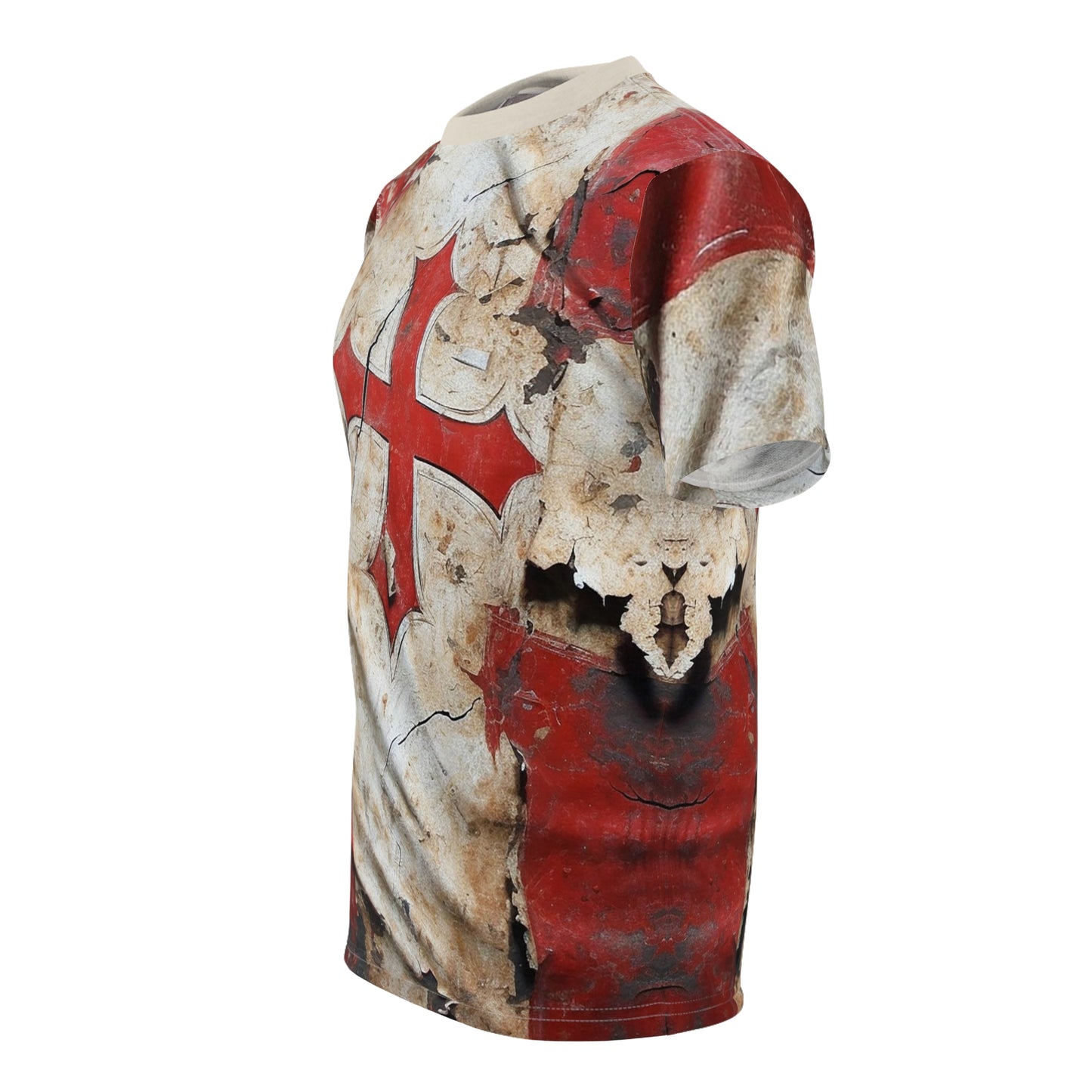Templar Cross Unisex Cut & Sew Tee