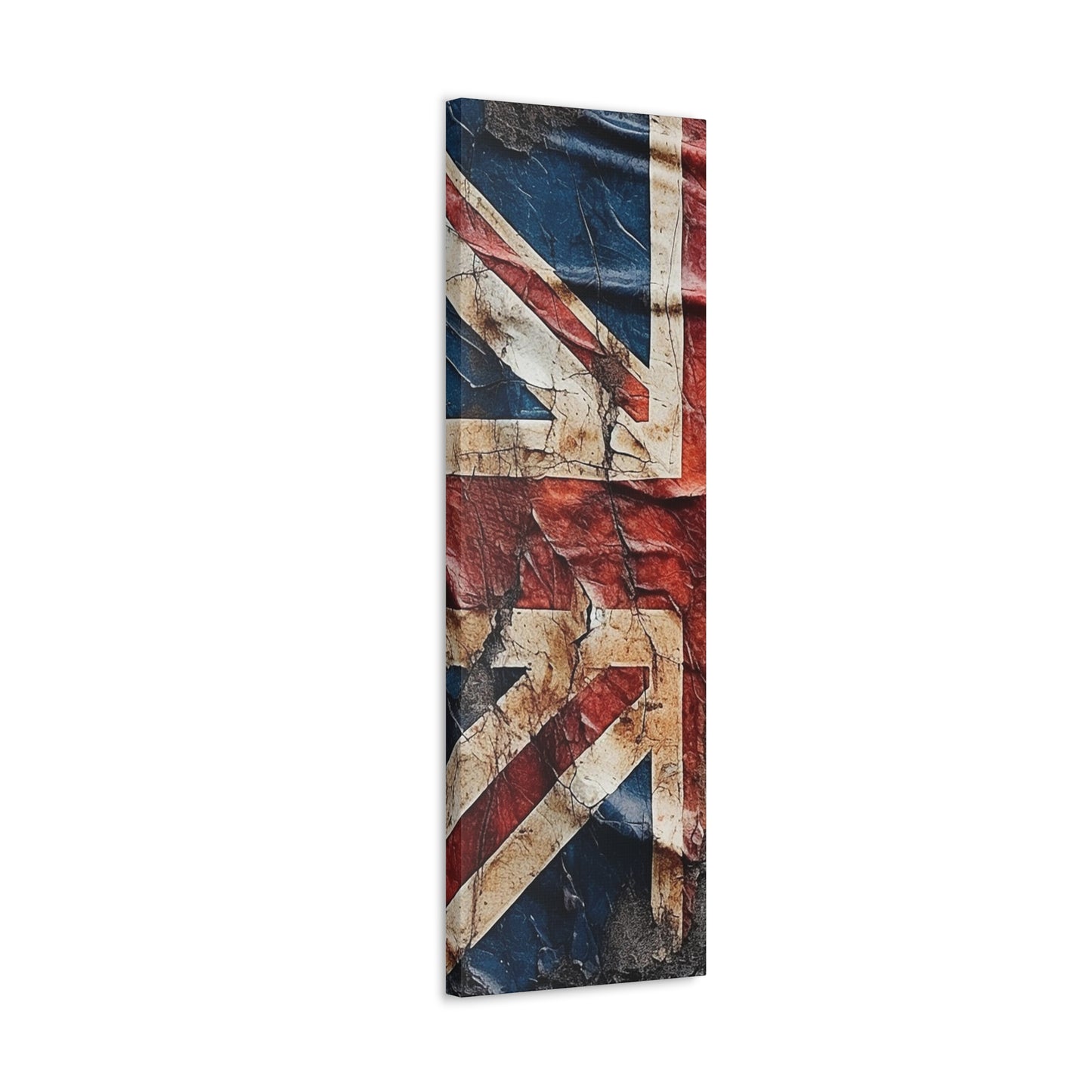 British Union Jack Tattered Flag Canvas Gallery Wraps