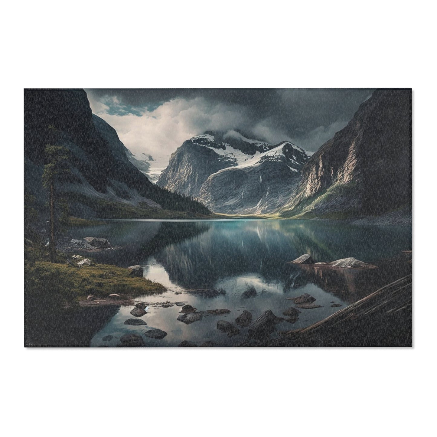 Cloud on the Mountain Area Rugs