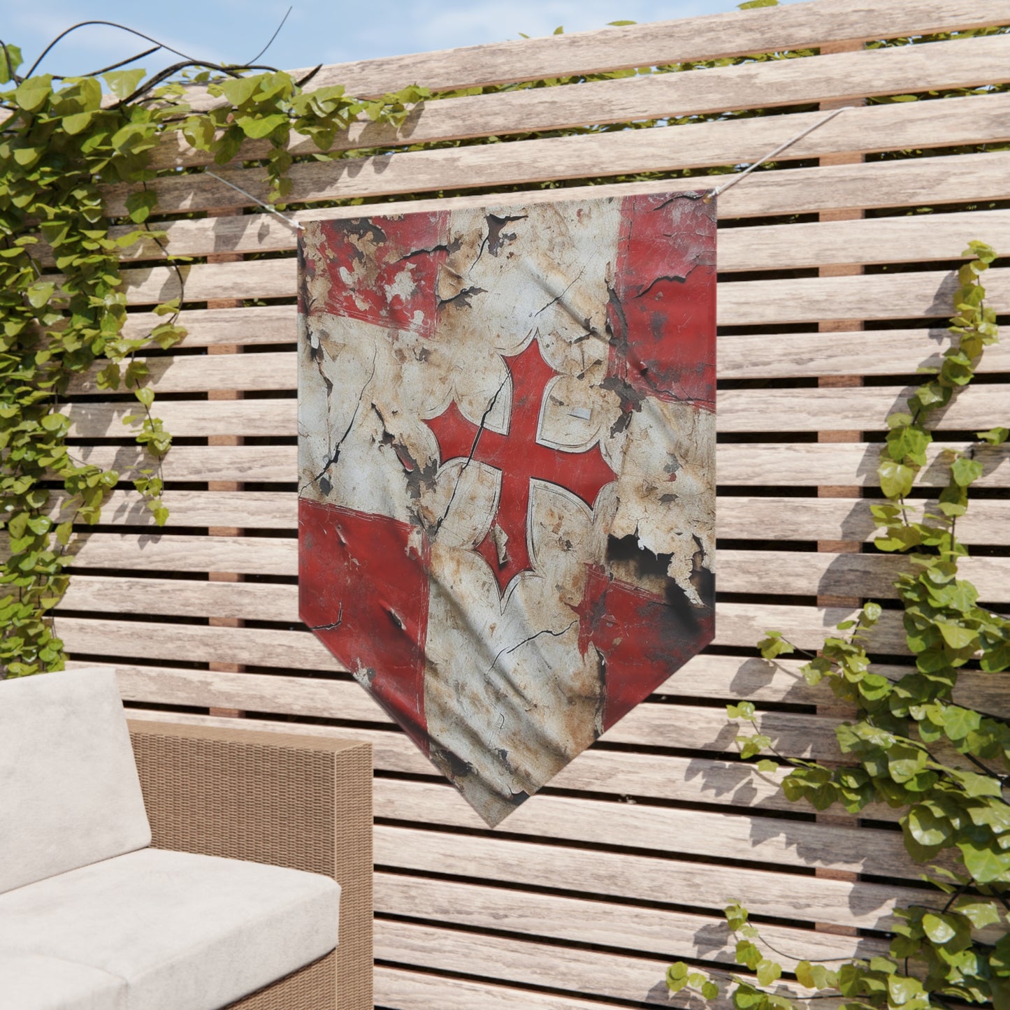 Templar Flag Pennant Banner