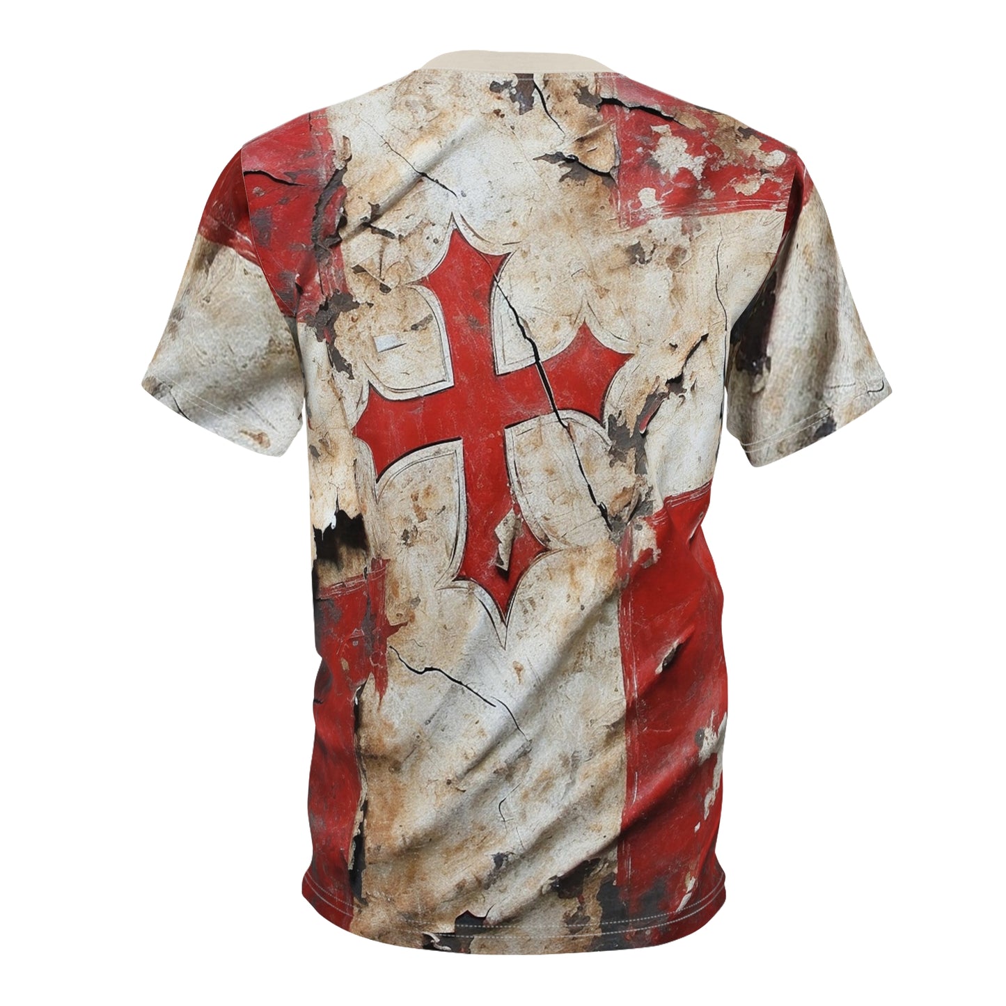 Templar Cross Unisex Cut & Sew Tee