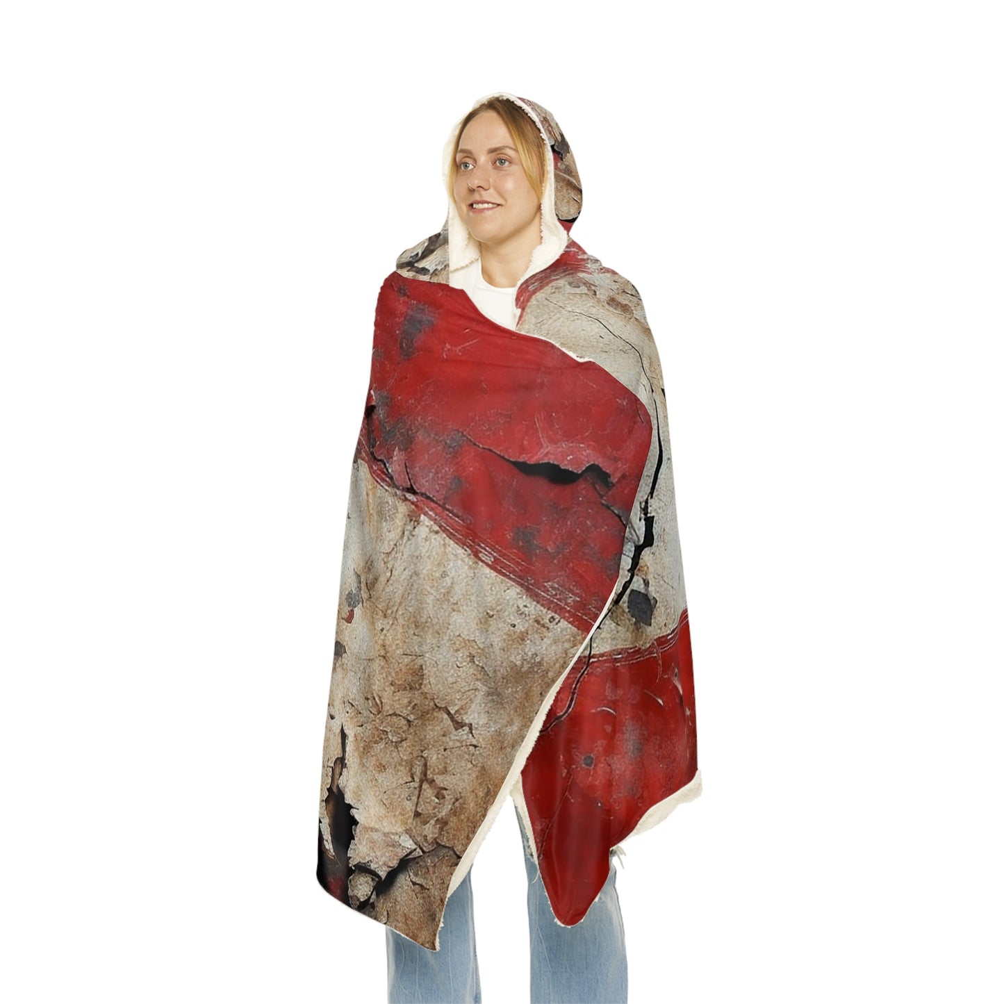 Templar Flag Snuggle Blanket