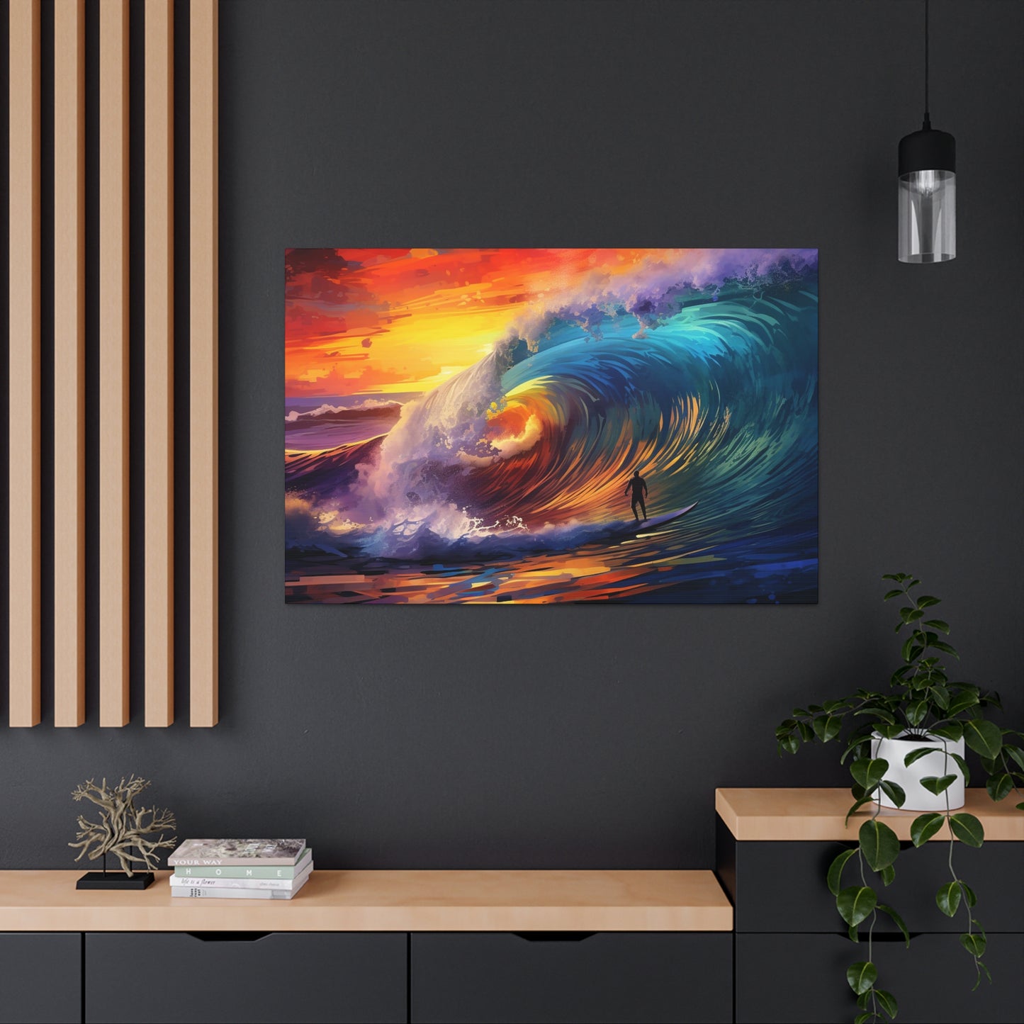 Polynesian Wave Canvas Gallery Wraps