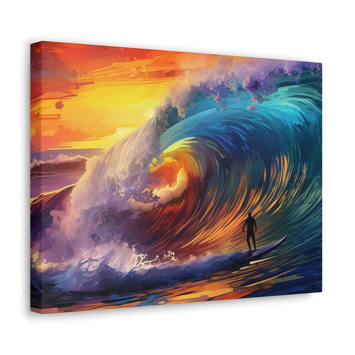 Polynesian Wave Canvas Gallery Wraps