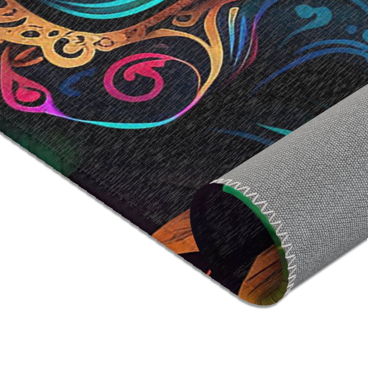 Flower Sugar Skull Area Rug