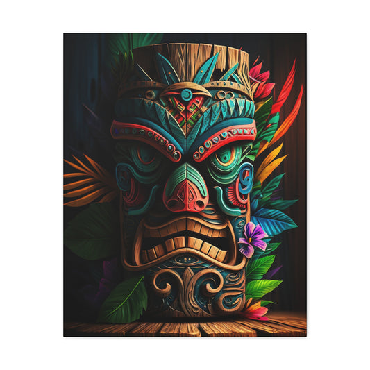Tiki Idol Canvas Gallery Wraps