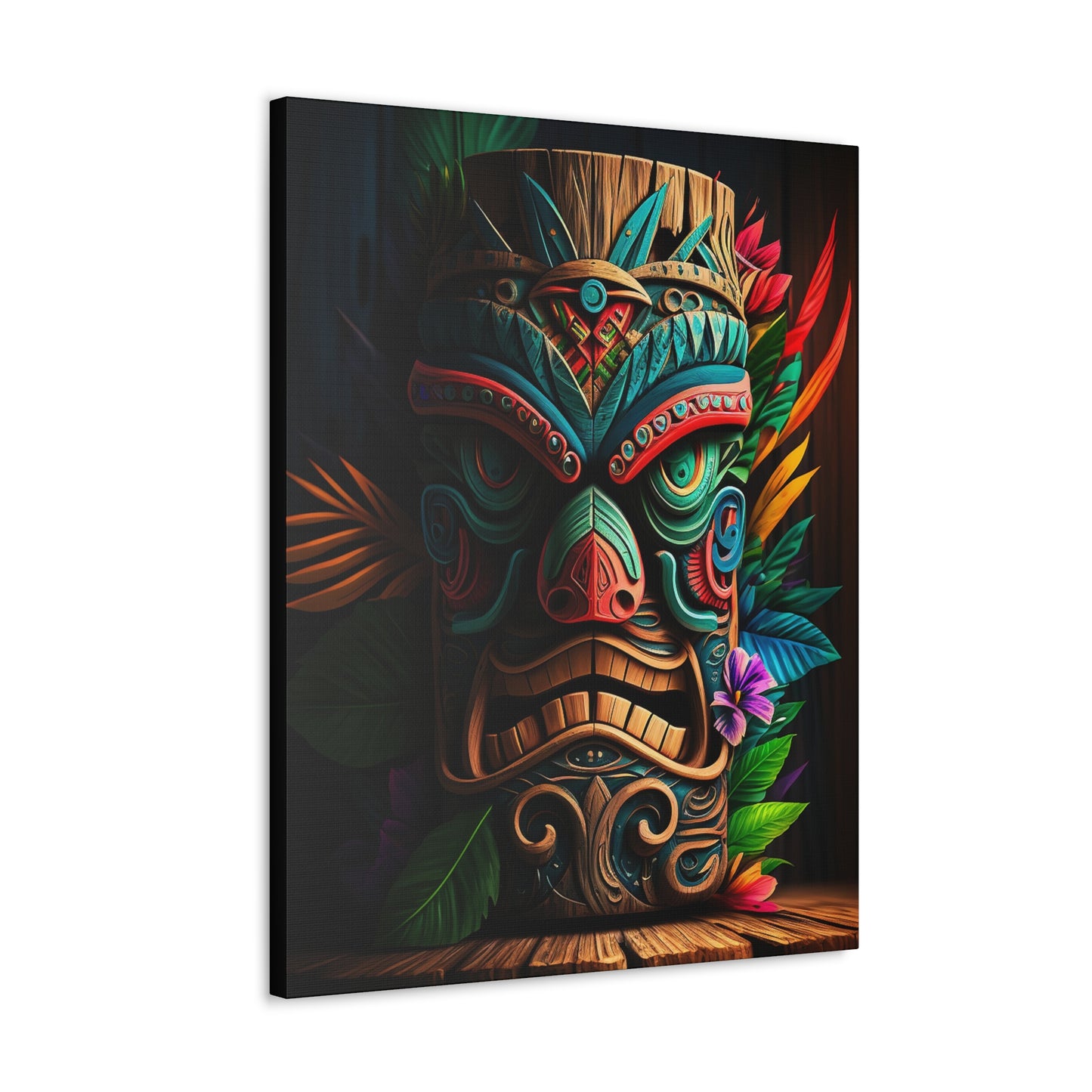 Tiki Idol Canvas Gallery Wraps