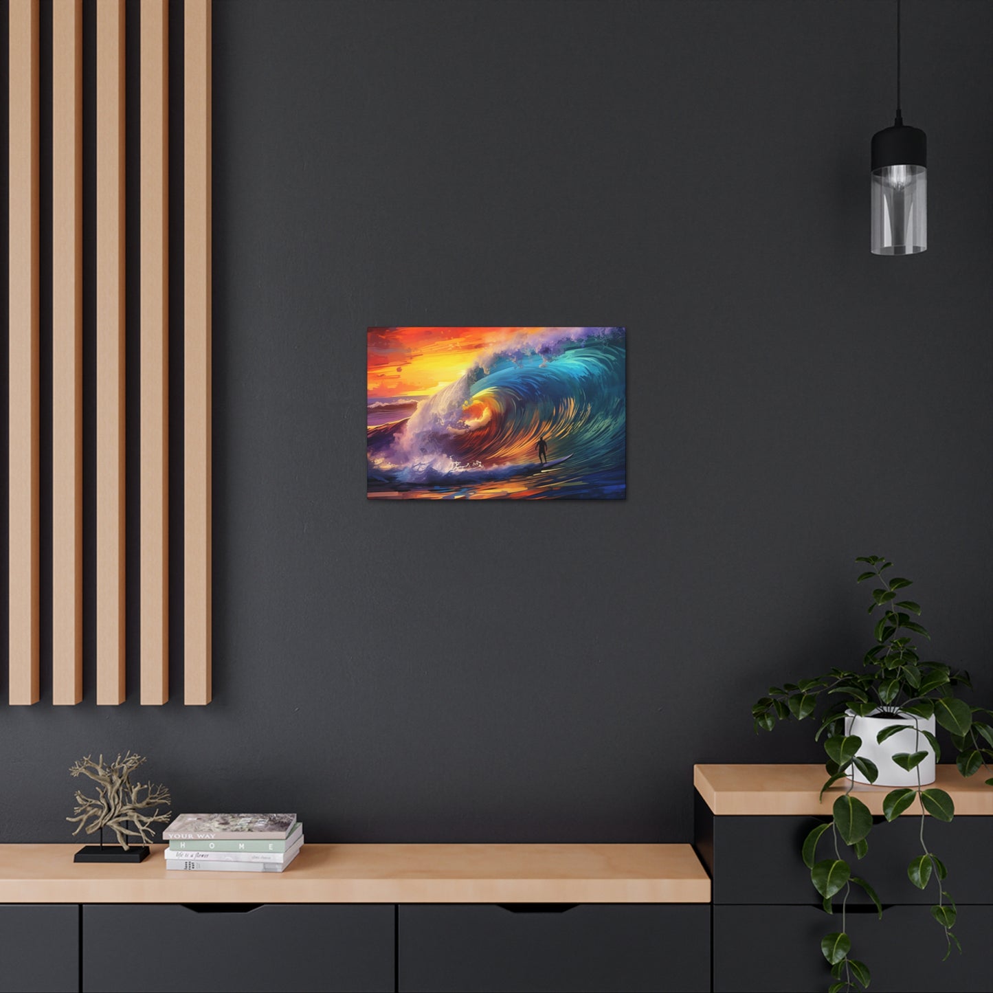 Polynesian Wave Canvas Gallery Wraps