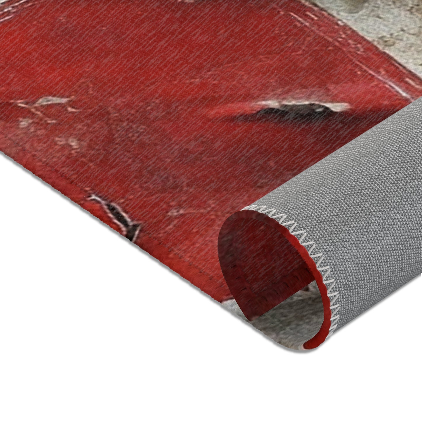 Tattered Templar Flag Area Rugs