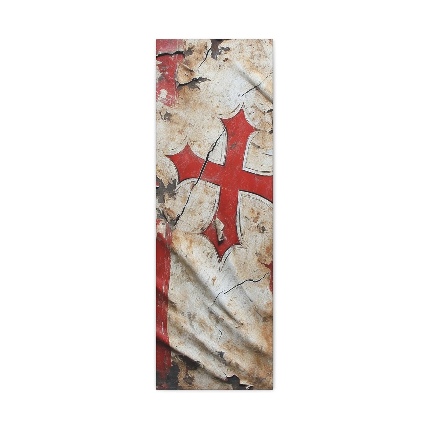 Tattered Templar Flag Canvas Gallery Wraps