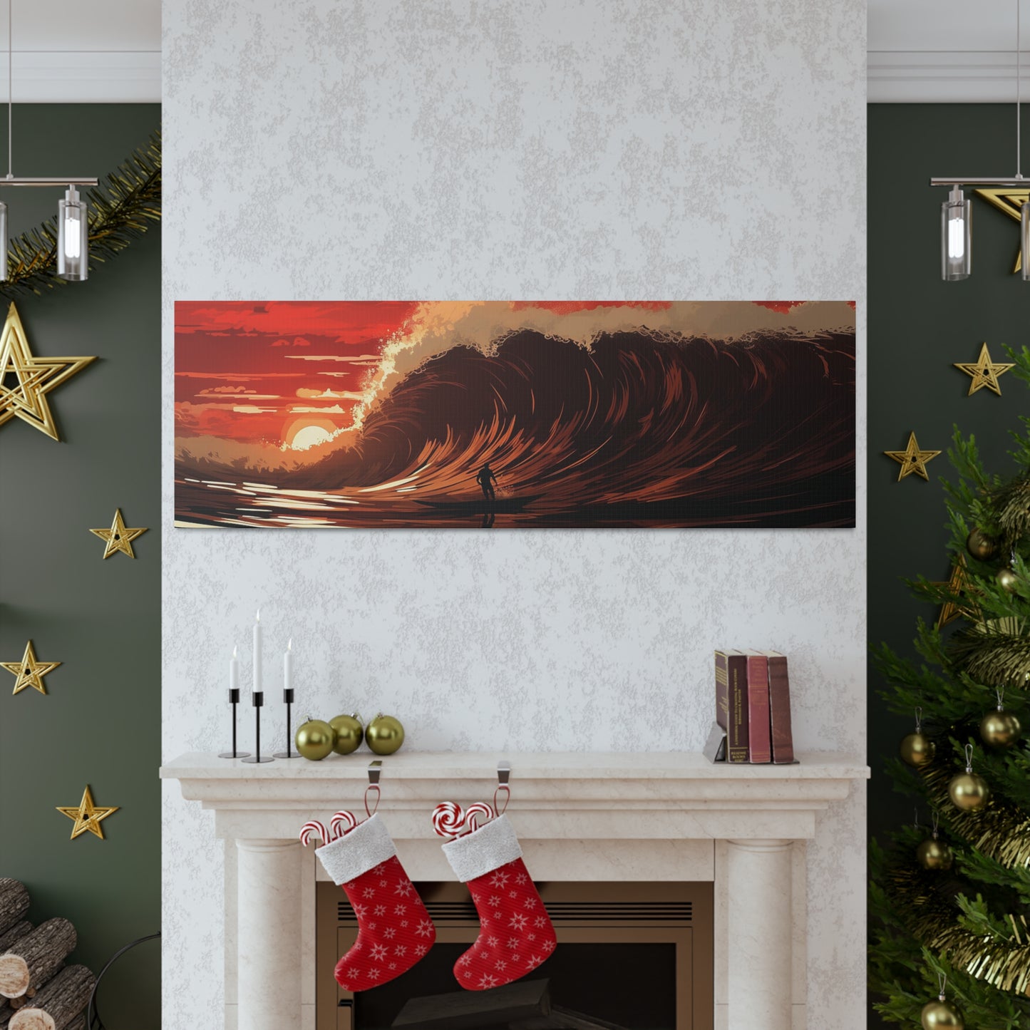 Polynesian Sunset Ride Canvas Gallery Wraps