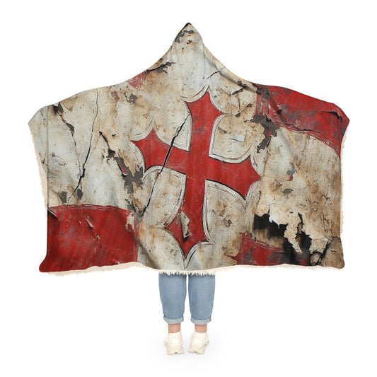 Templar Flag Snuggle Blanket