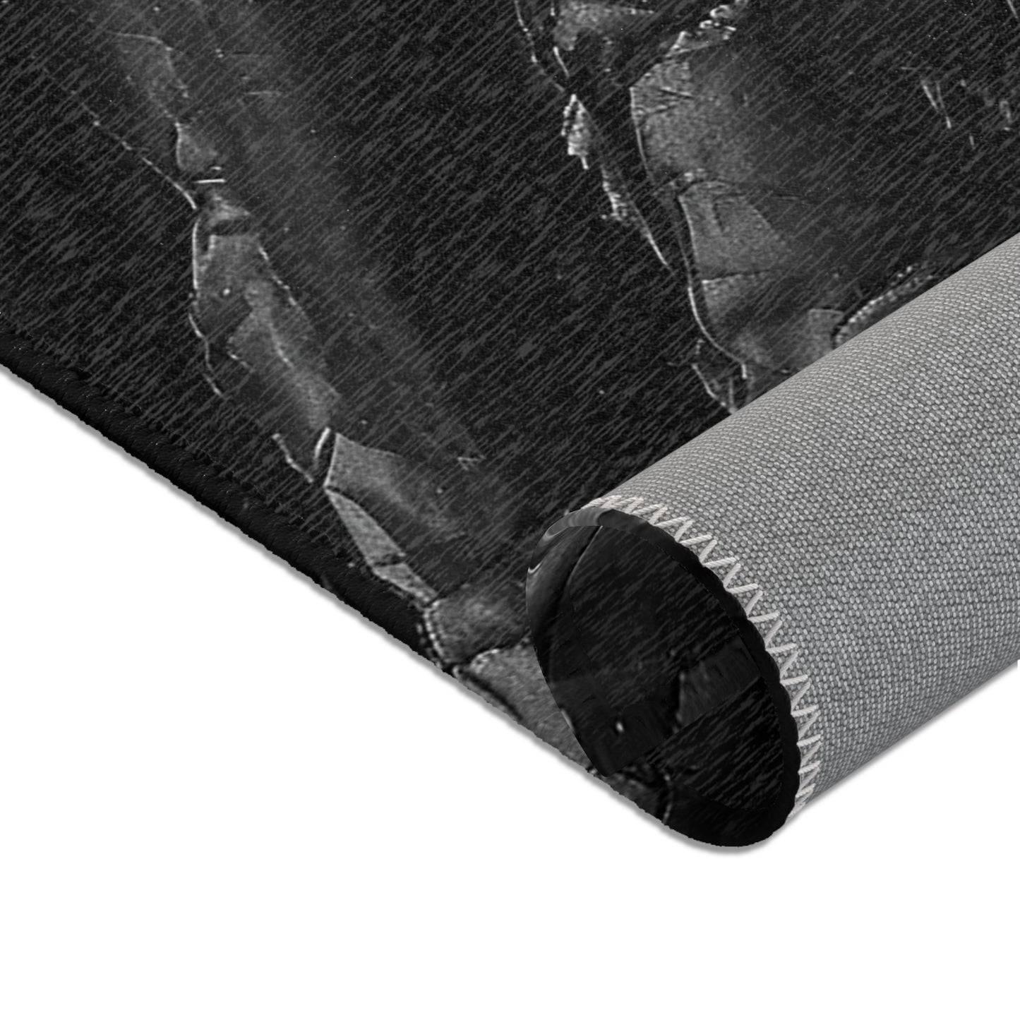 Black American Flag Area Rugs