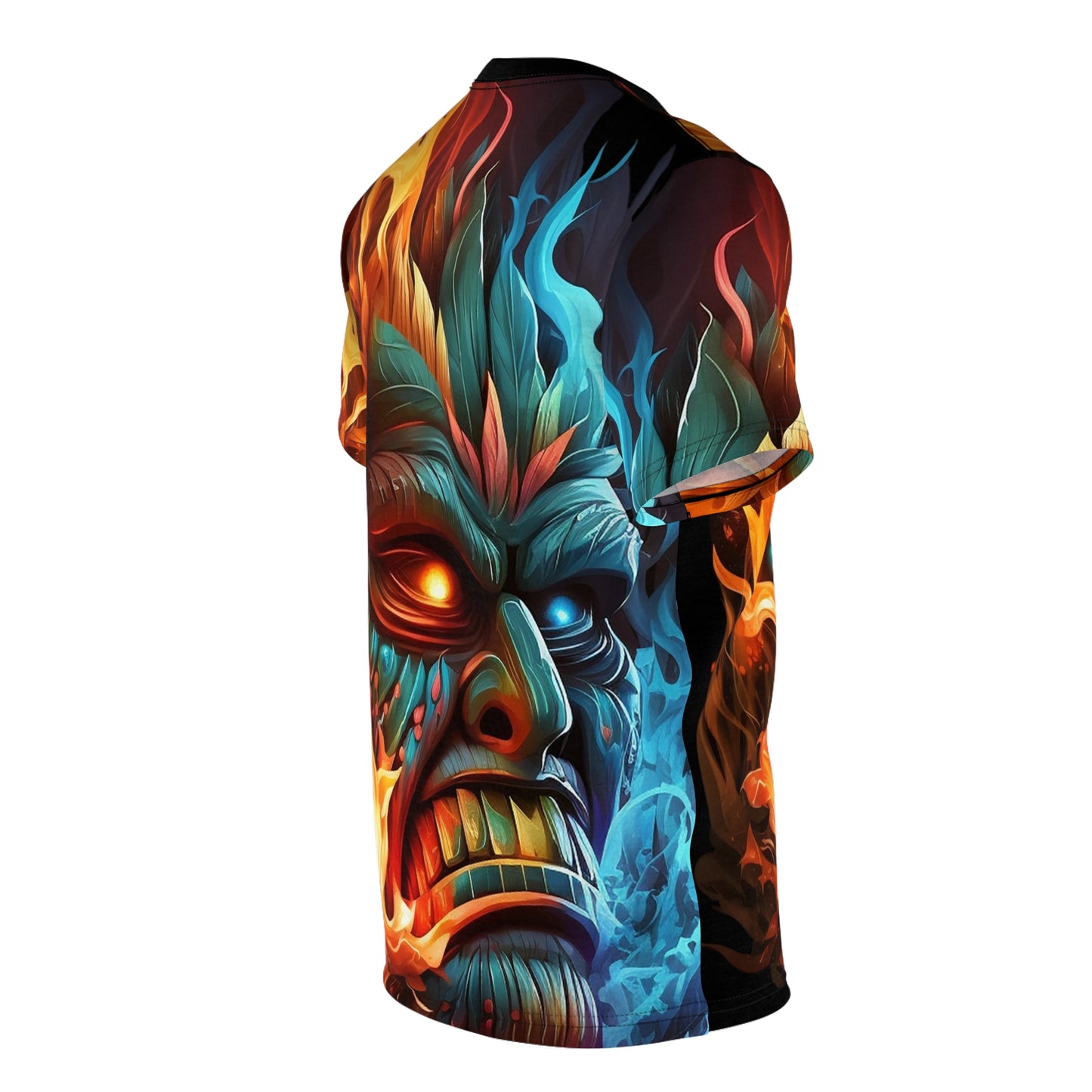 Smoke & Flame Tiki Unisex Tee
