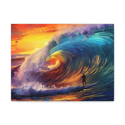 Polynesian Wave Canvas Gallery Wraps