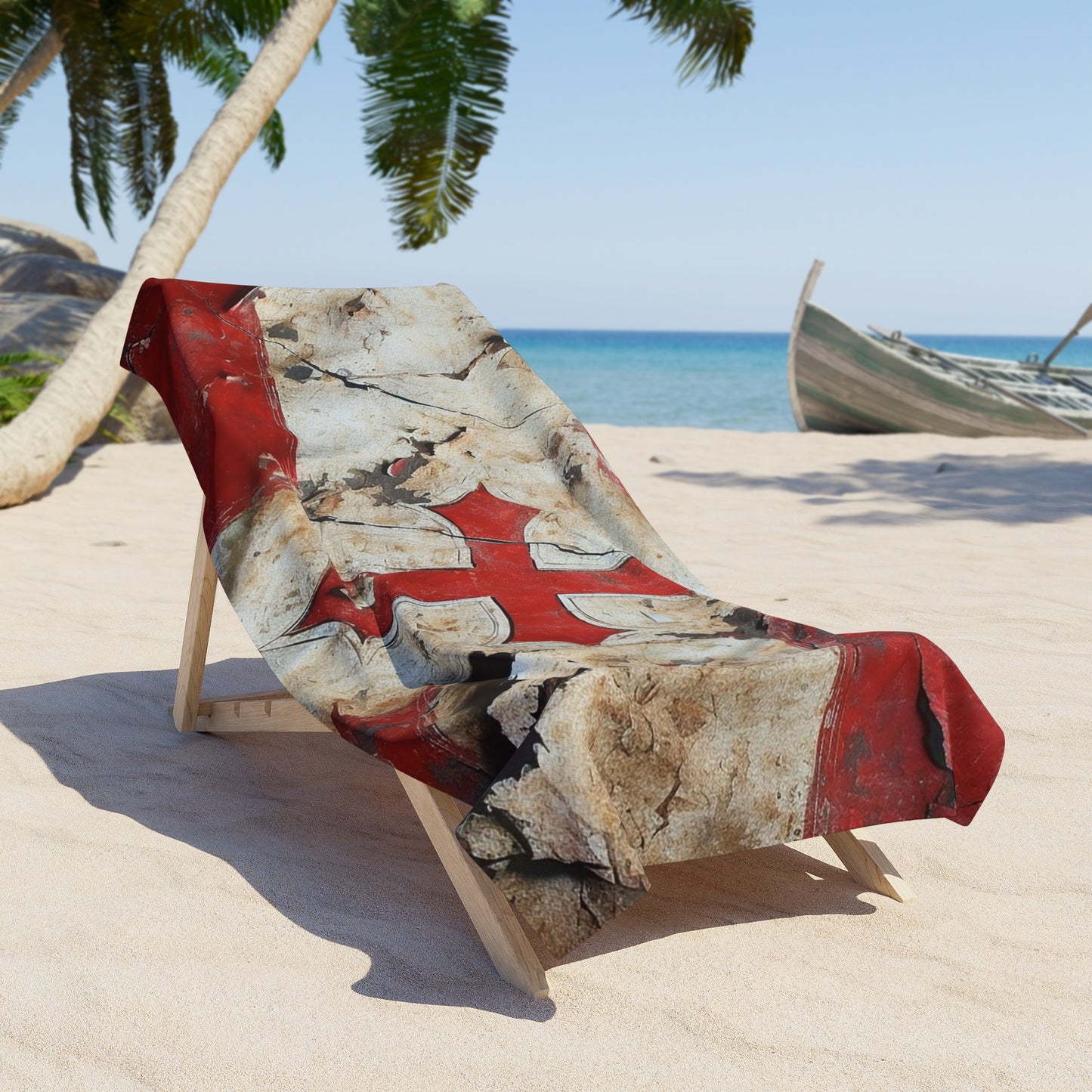 Templar Cross Beach Towel