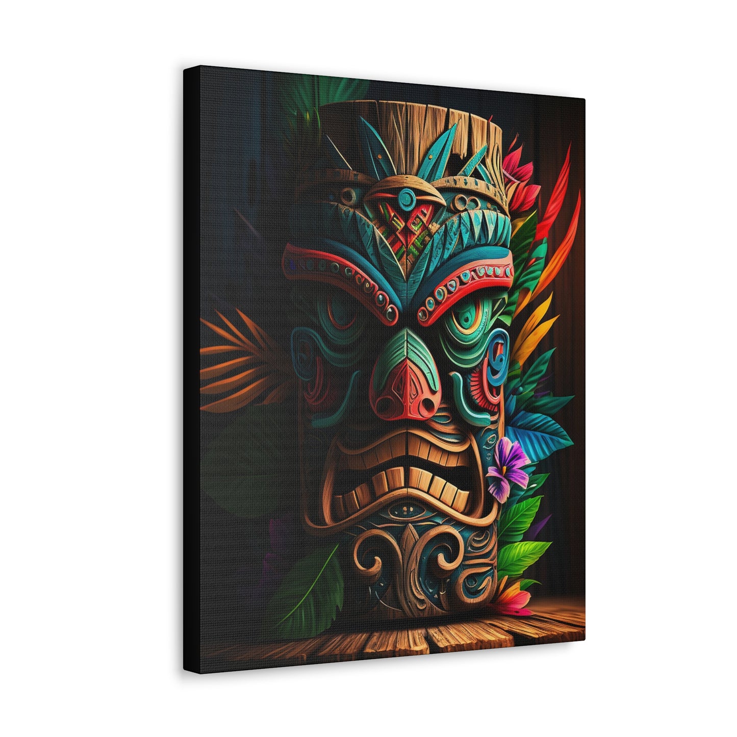 Tiki Idol Canvas Gallery Wraps