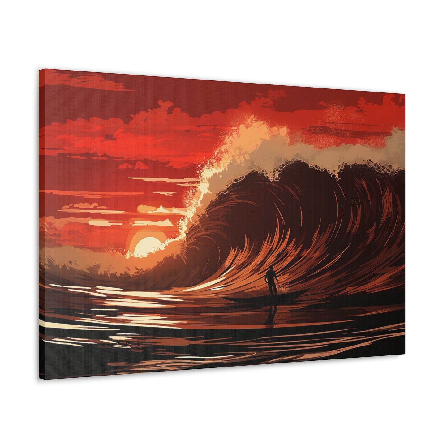 Polynesian Sunset Ride Canvas Gallery Wraps