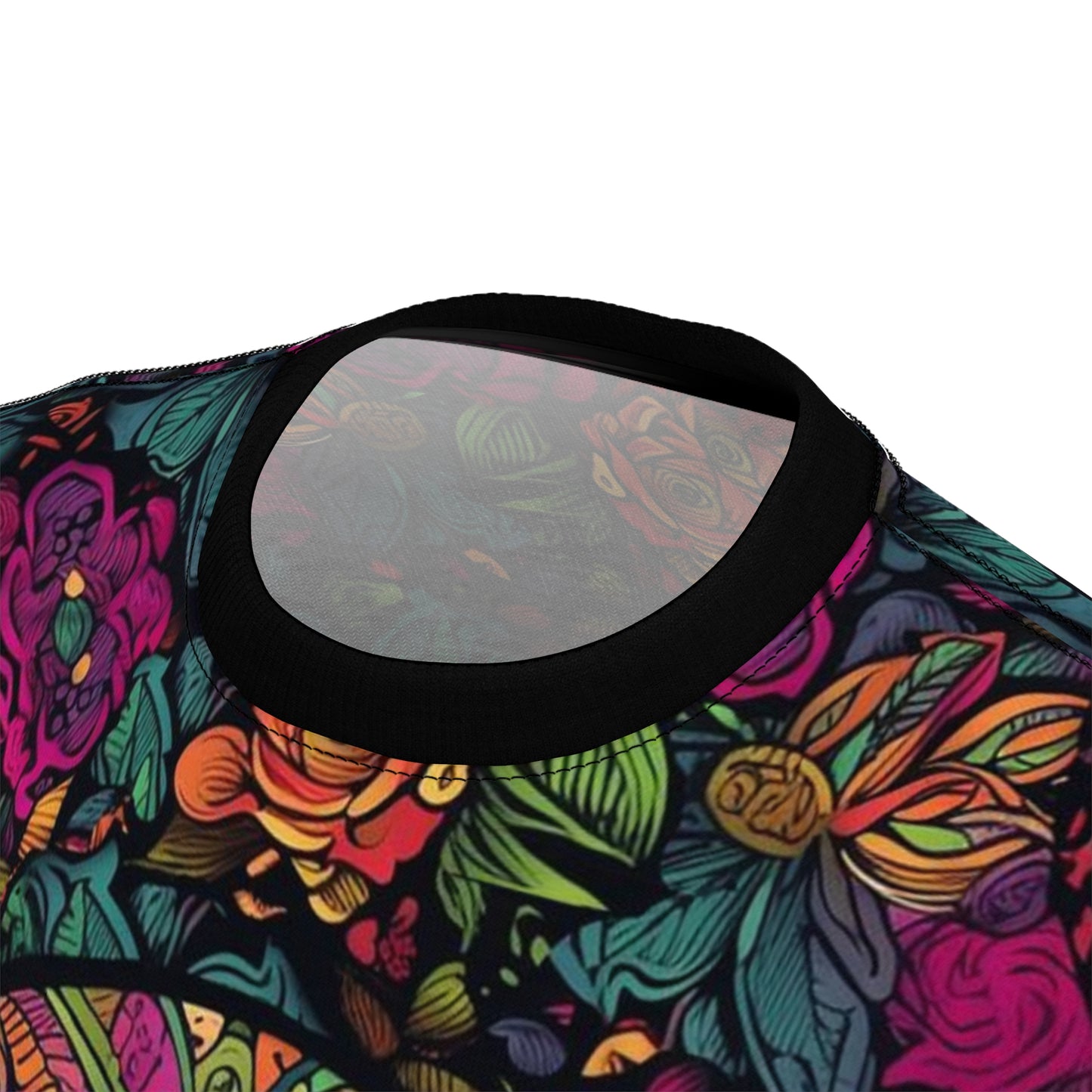 Retro Sugar Skull Unisex Cut & Sew Tee