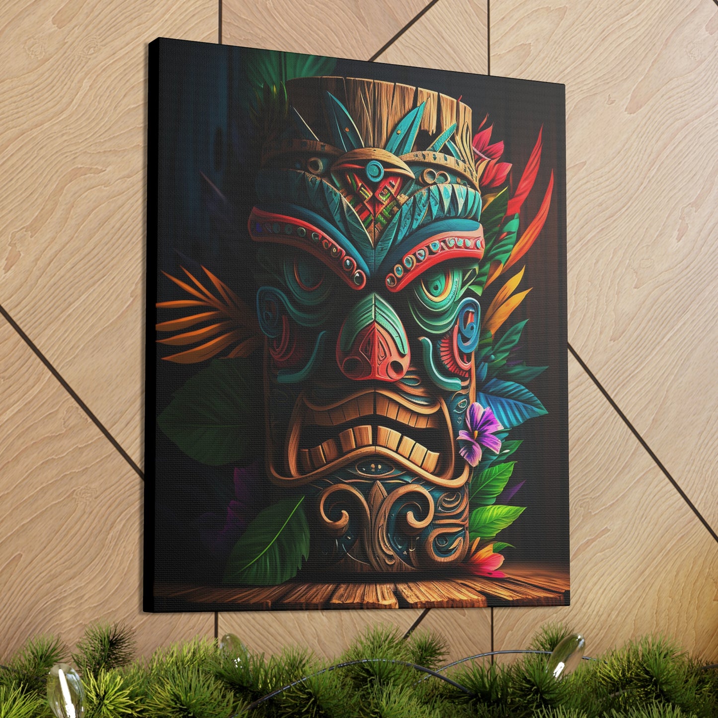 Tiki Idol Canvas Gallery Wraps