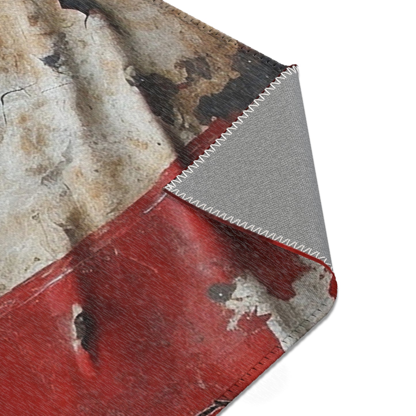 Tattered Templar Flag Area Rugs