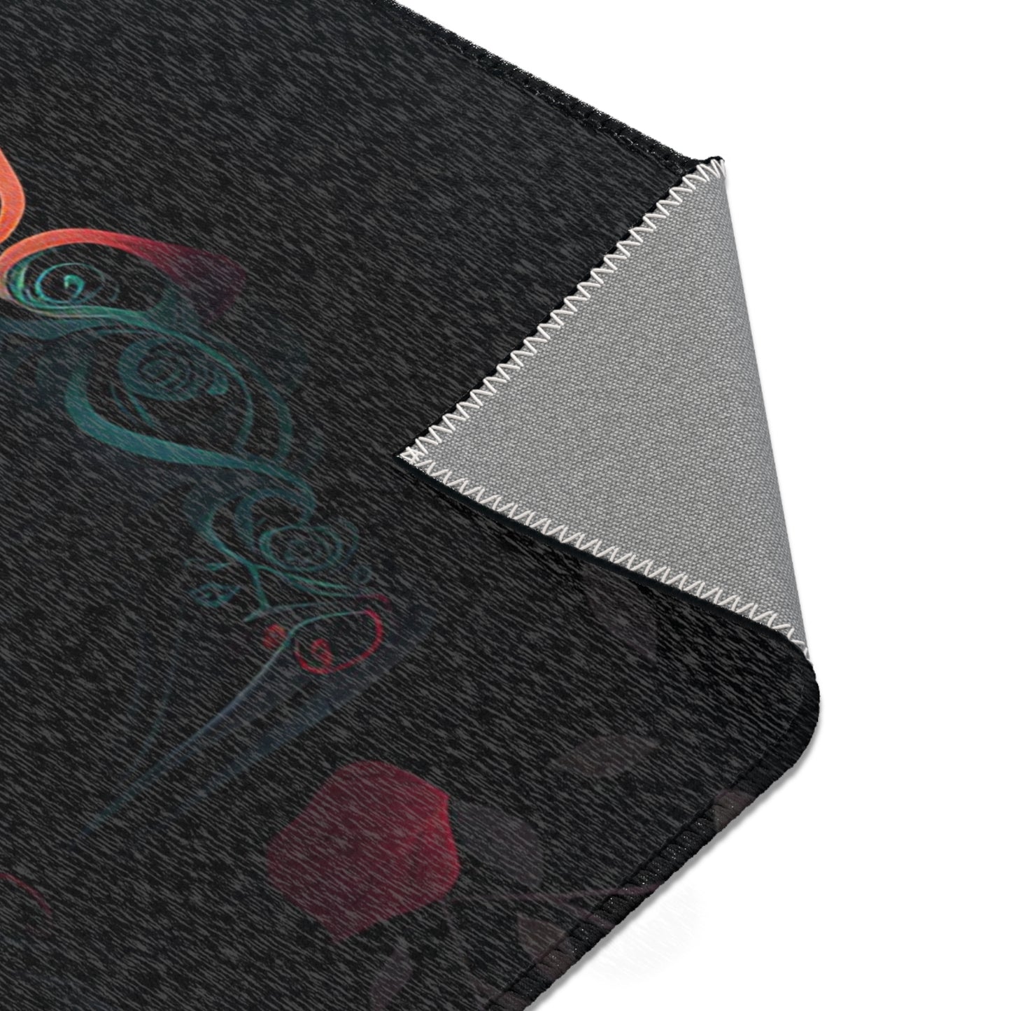 Looking Through You Sugar Skull Area Rug