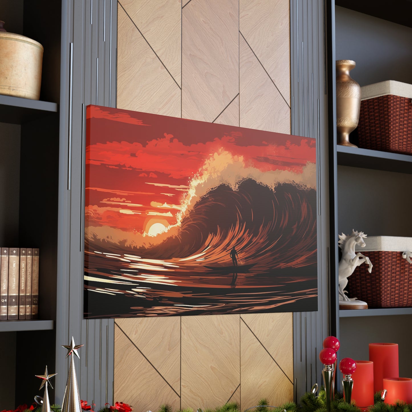 Polynesian Sunset Ride Canvas Gallery Wraps