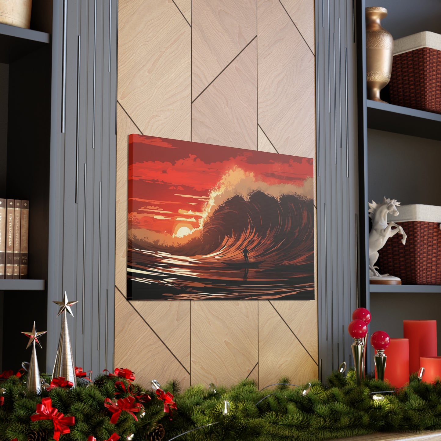 Polynesian Sunset Ride Canvas Gallery Wraps