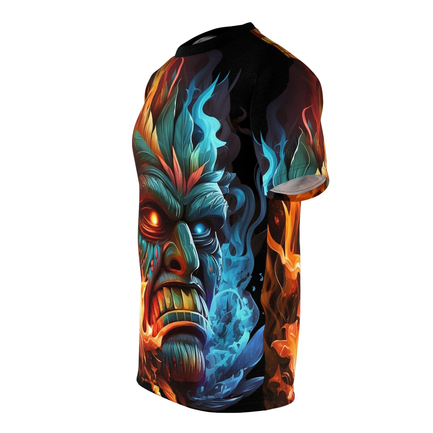 Smoke & Flame Tiki Unisex Tee