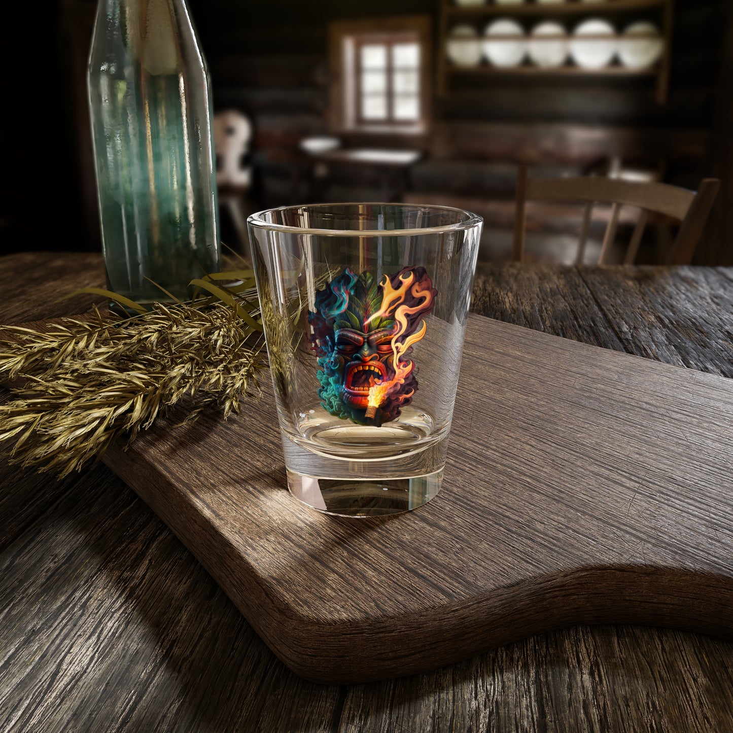 Possessed by Smoke Tiki Shot Glass, 1.5oz