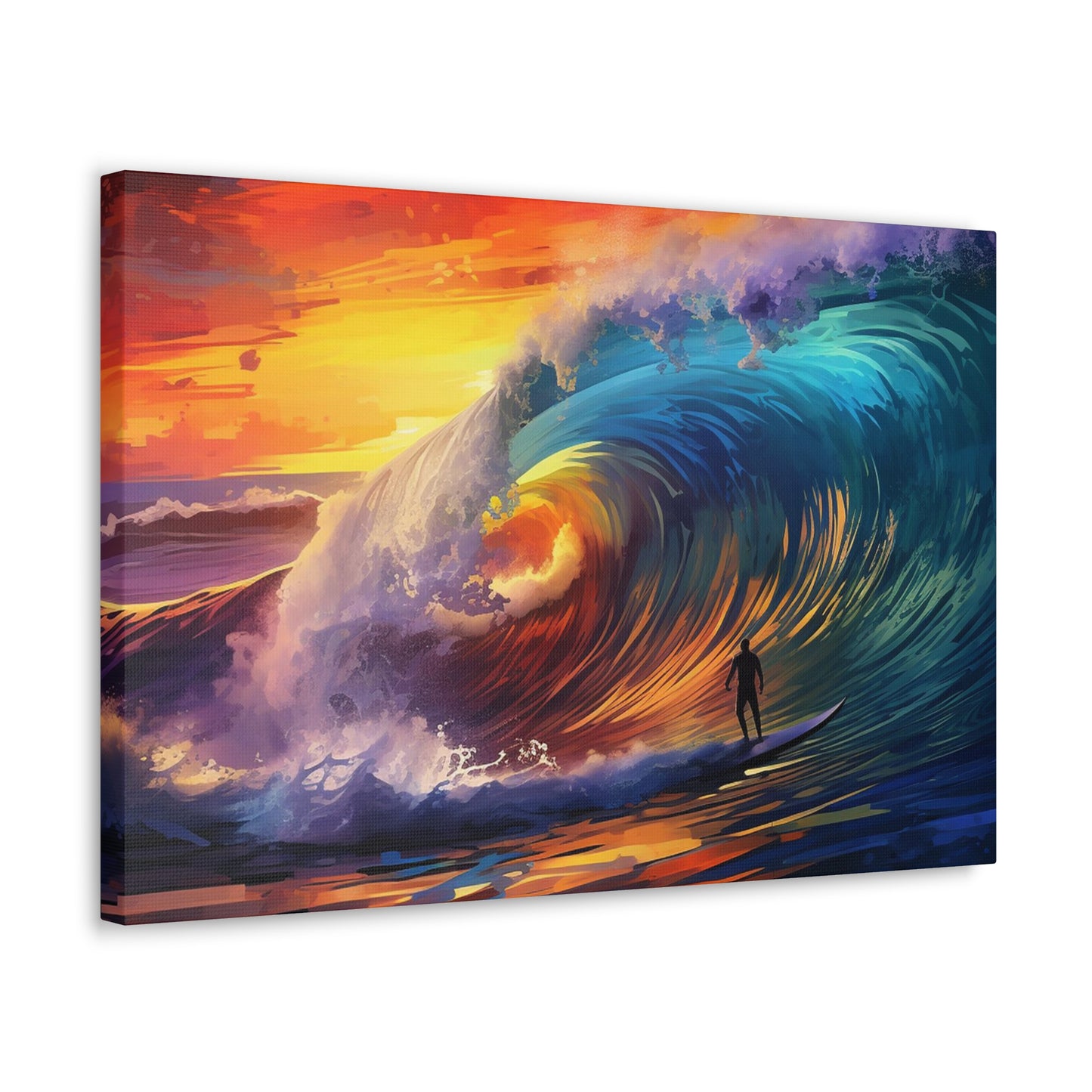 Polynesian Wave Canvas Gallery Wraps