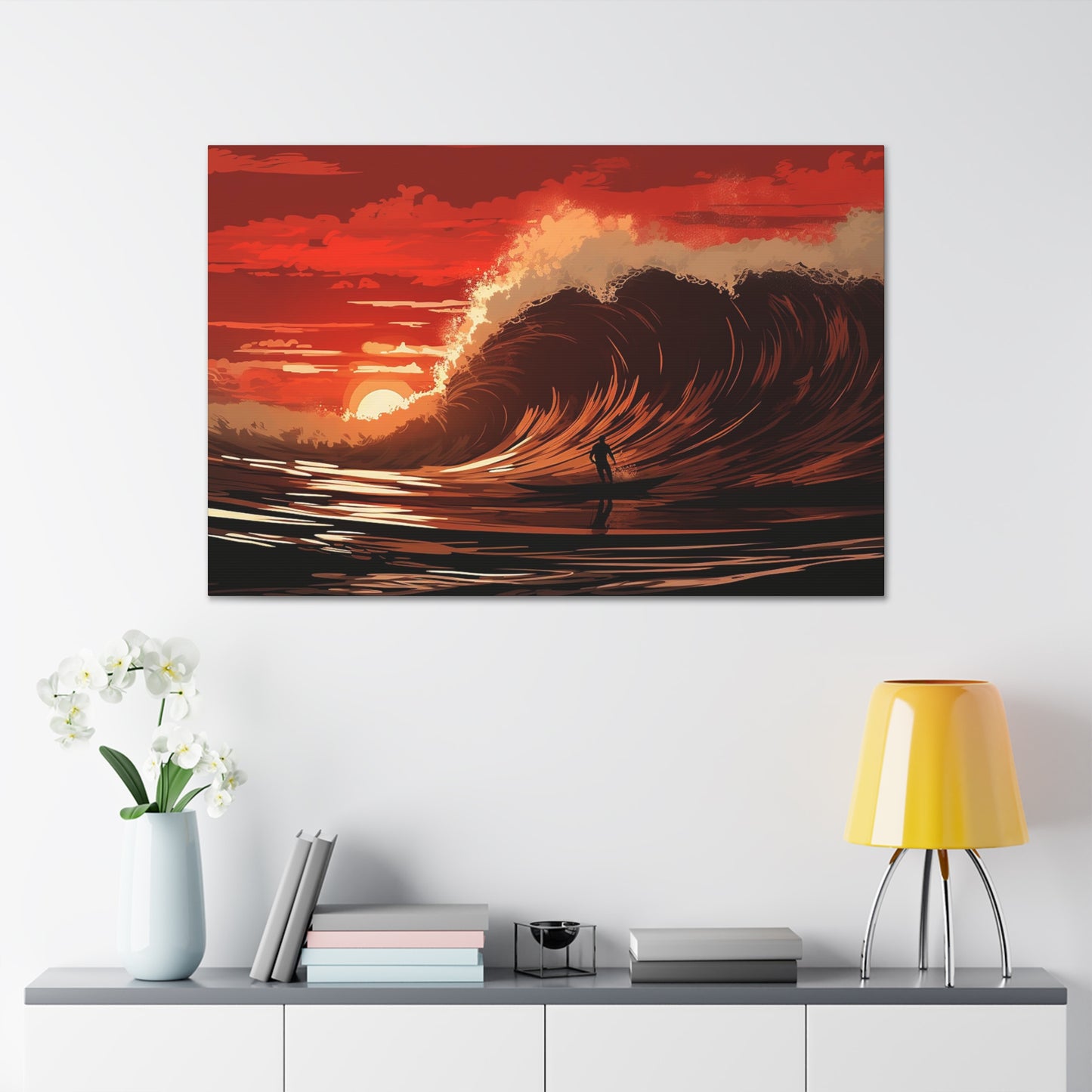 Polynesian Sunset Ride Canvas Gallery Wraps