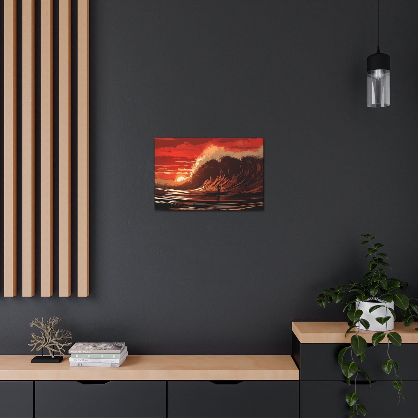 Polynesian Sunset Ride Canvas Gallery Wraps