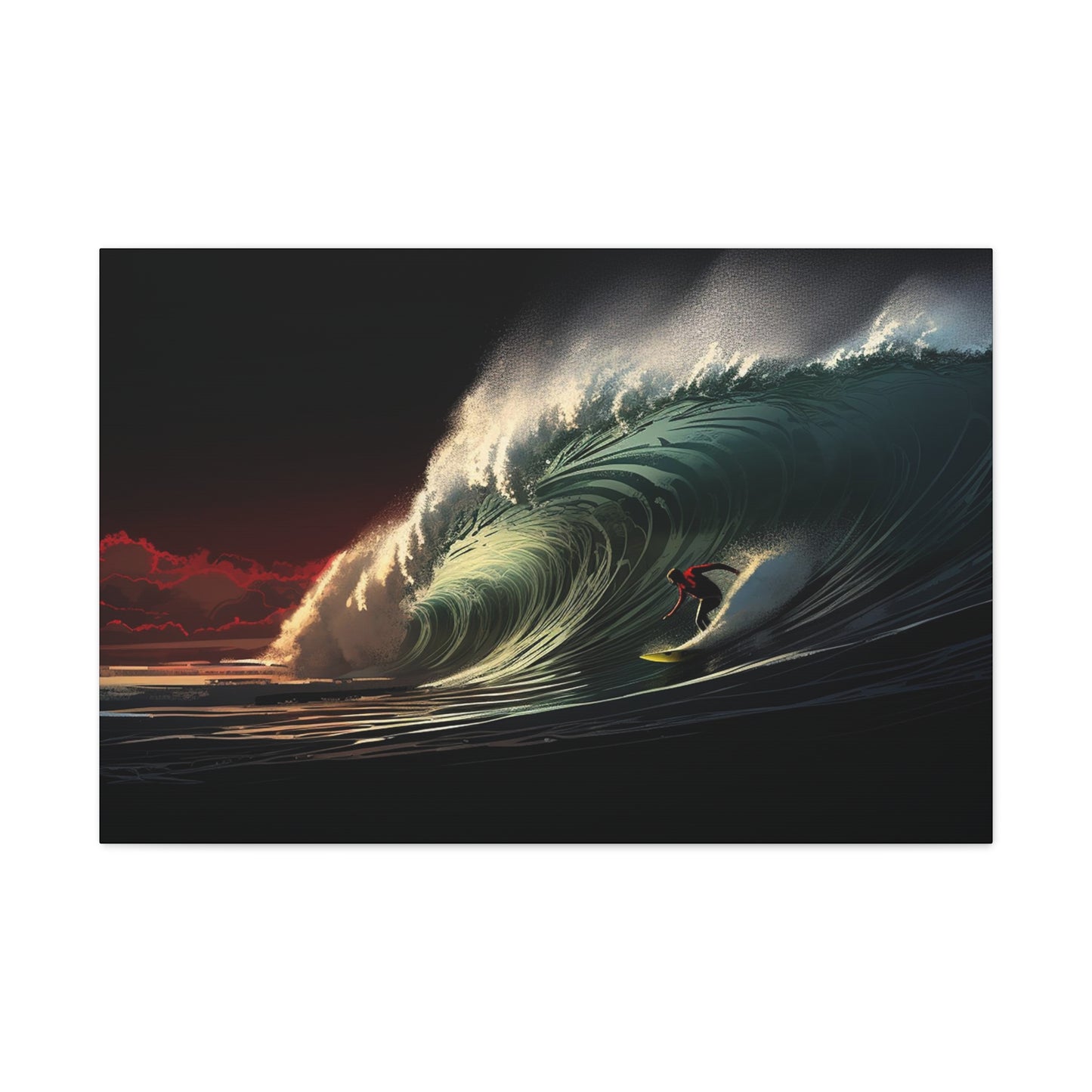 Last Pacific Tide Canvas Gallery Wraps