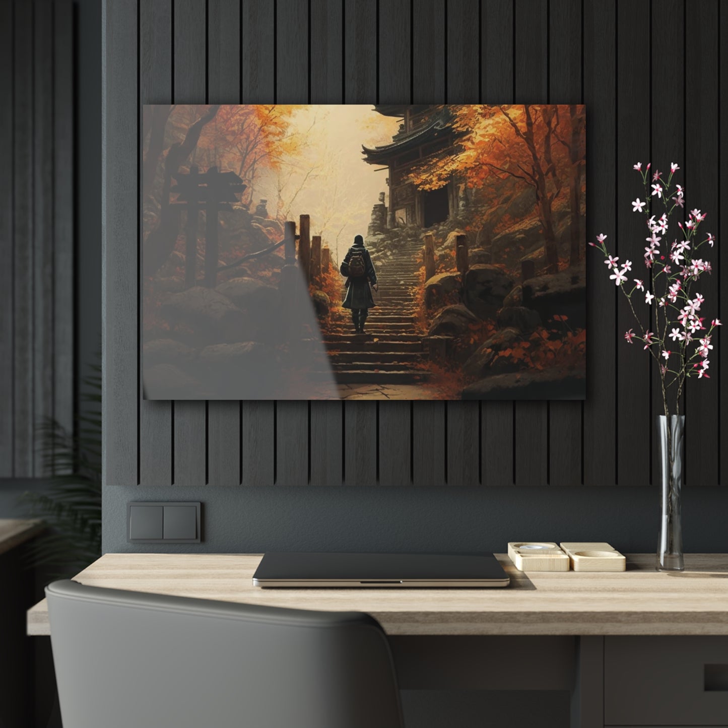 Autumn Temple Acrylic Prints