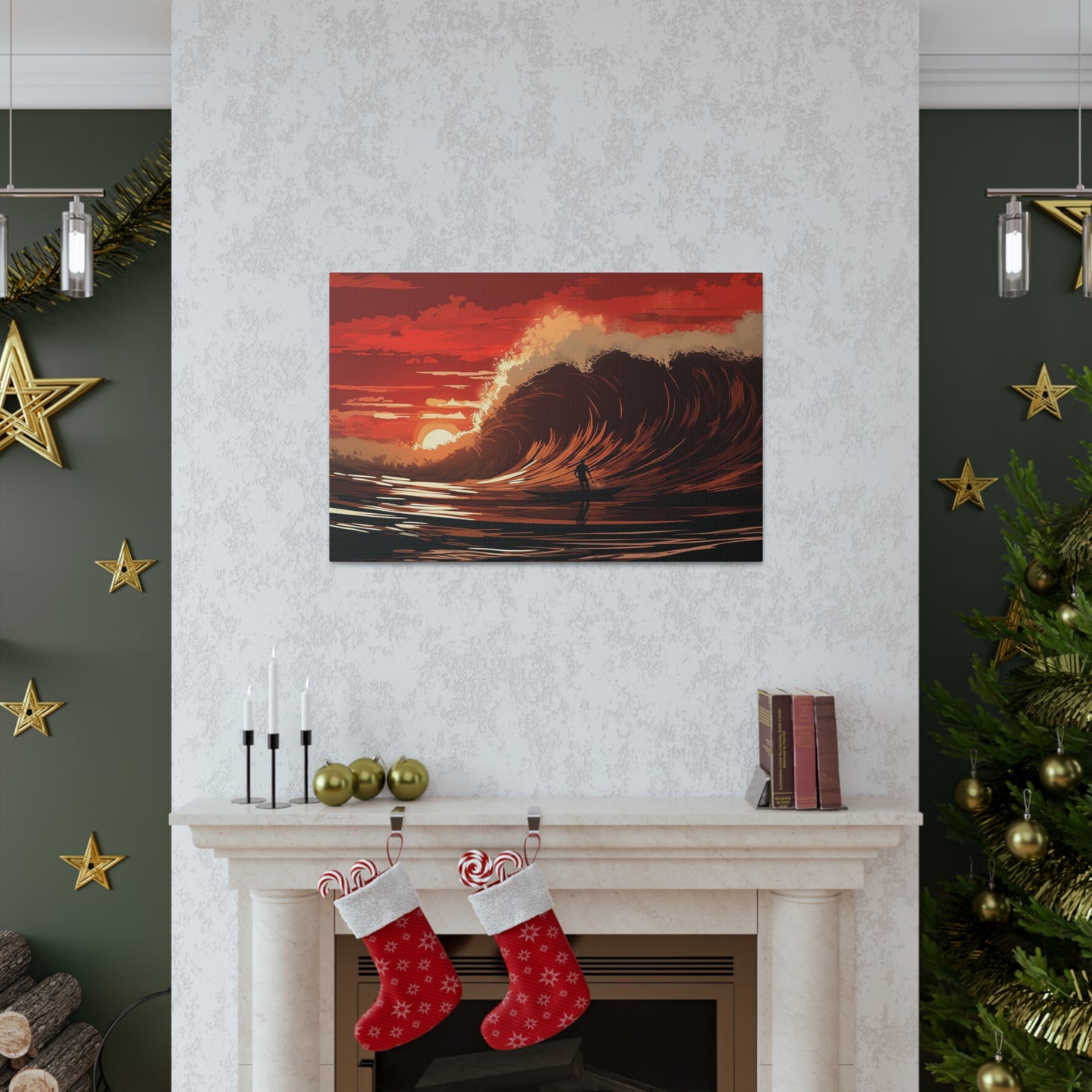 Polynesian Sunset Ride Canvas Gallery Wraps