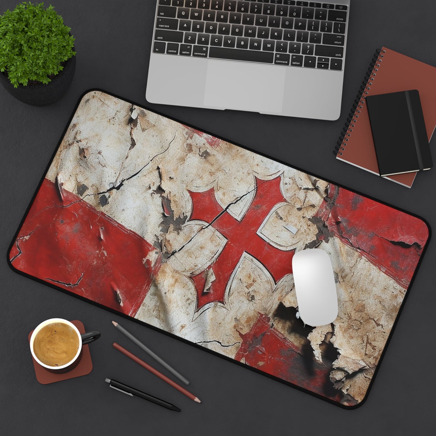 Templar Flag Desk Mat