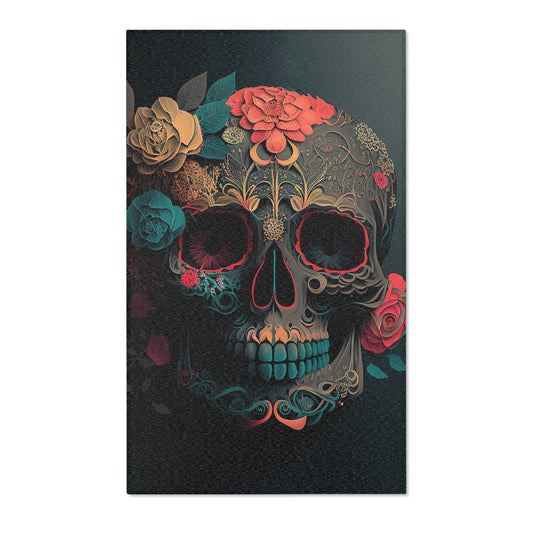 Looking Through You Sugar Skull Area Rug