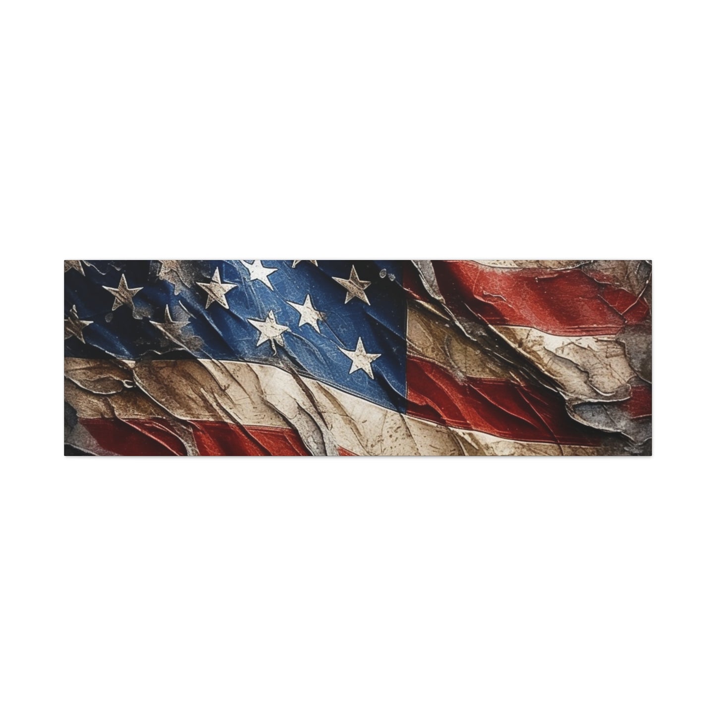 American Flag Distressed Canvas Gallery Wraps