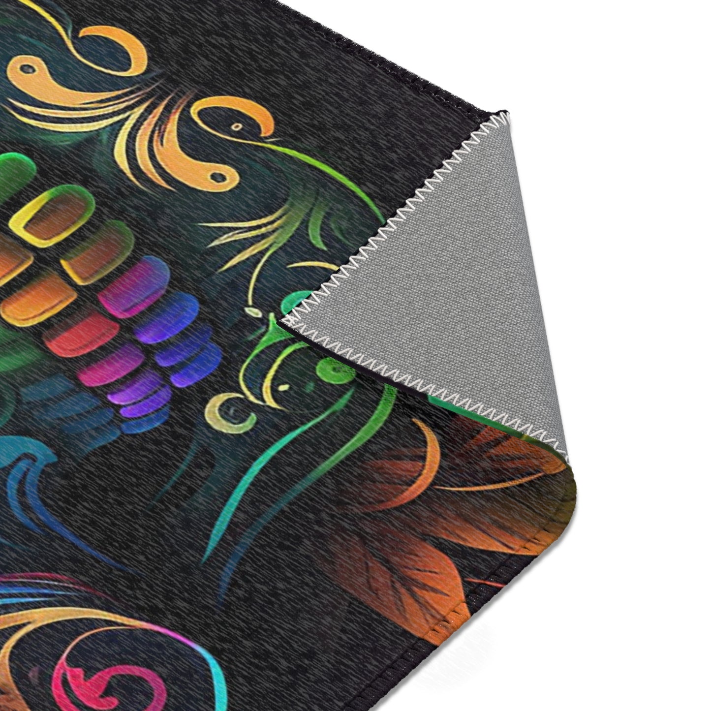 Flower Sugar Skull Area Rug