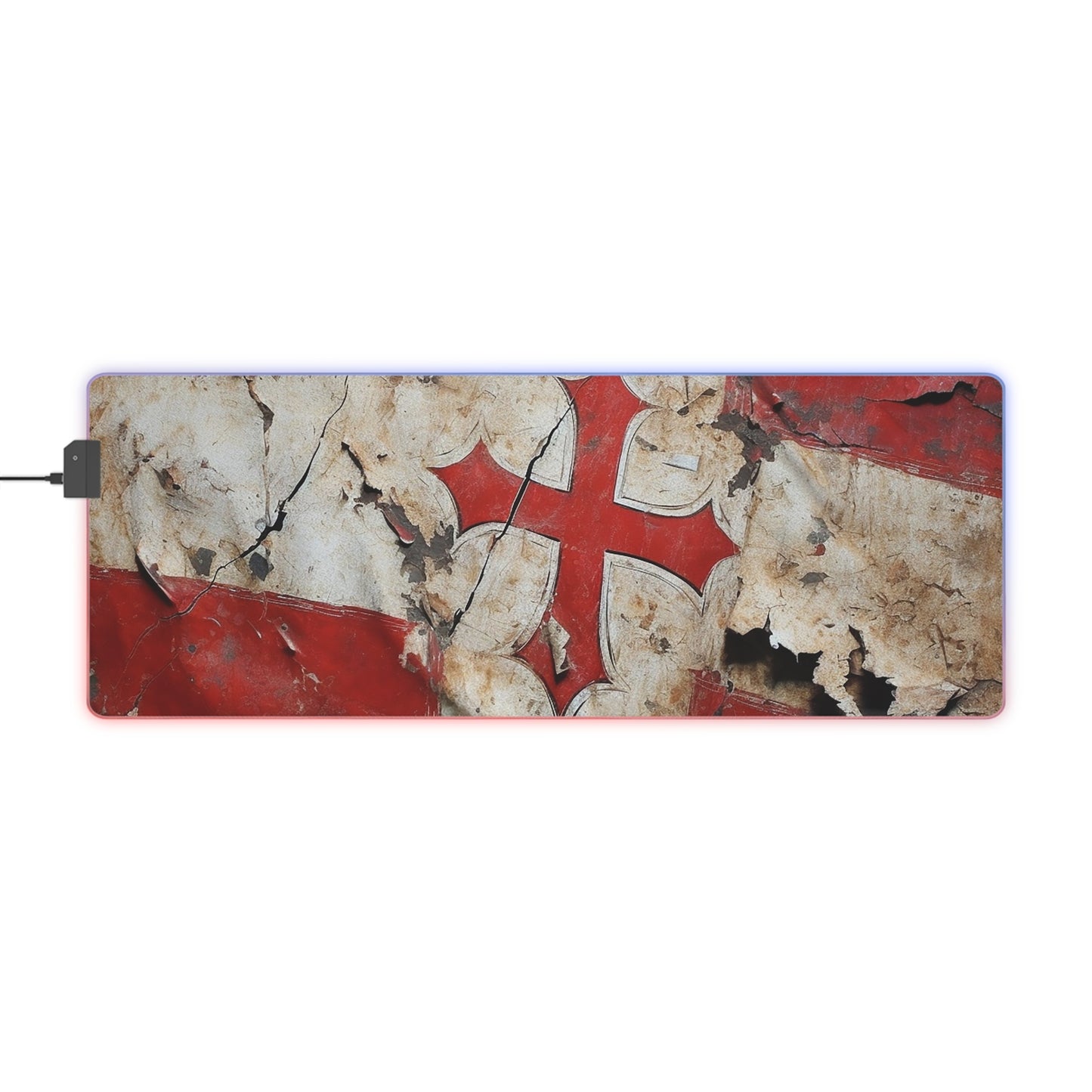 Templar Flag LED Gaming Mouse Pad