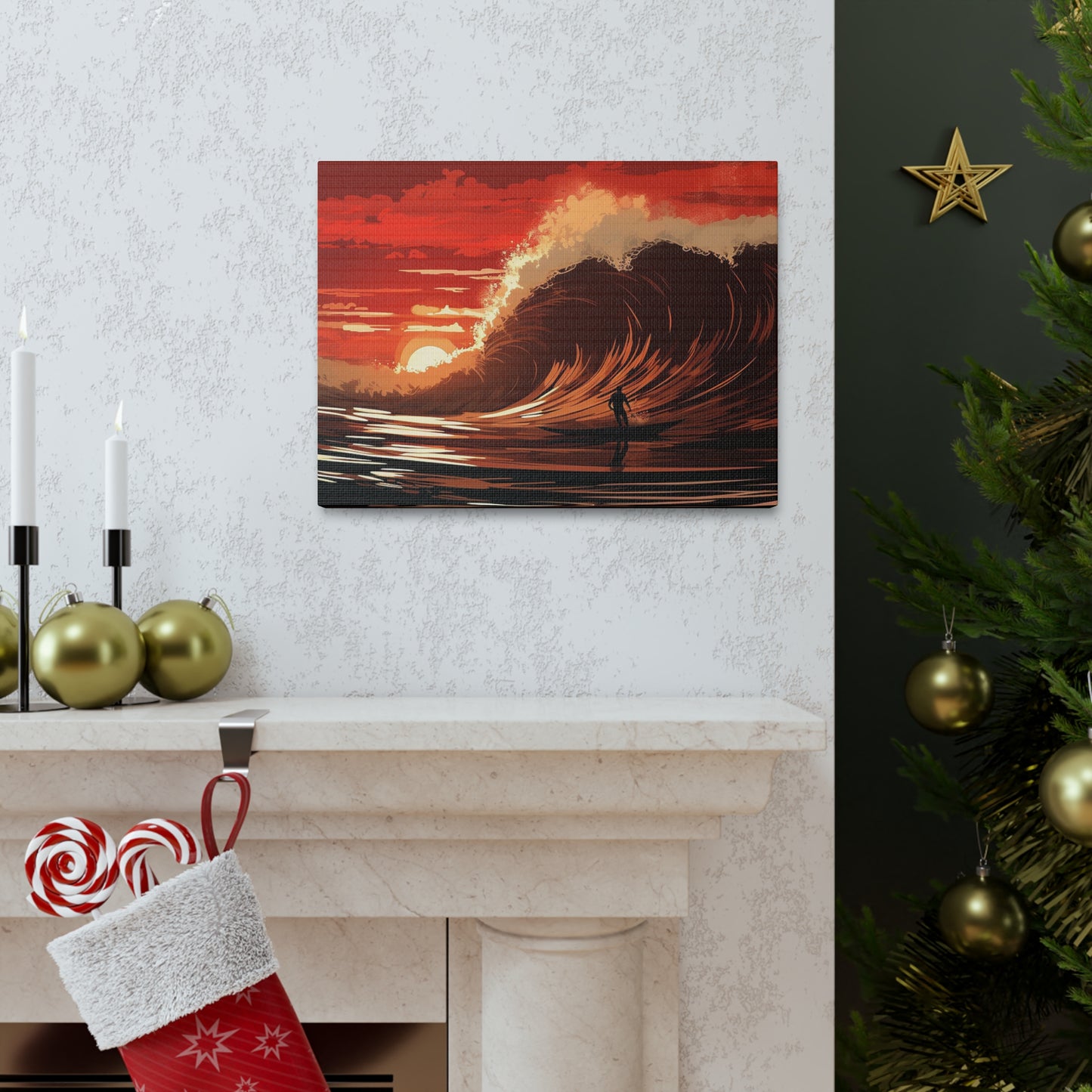 Polynesian Sunset Ride Canvas Gallery Wraps
