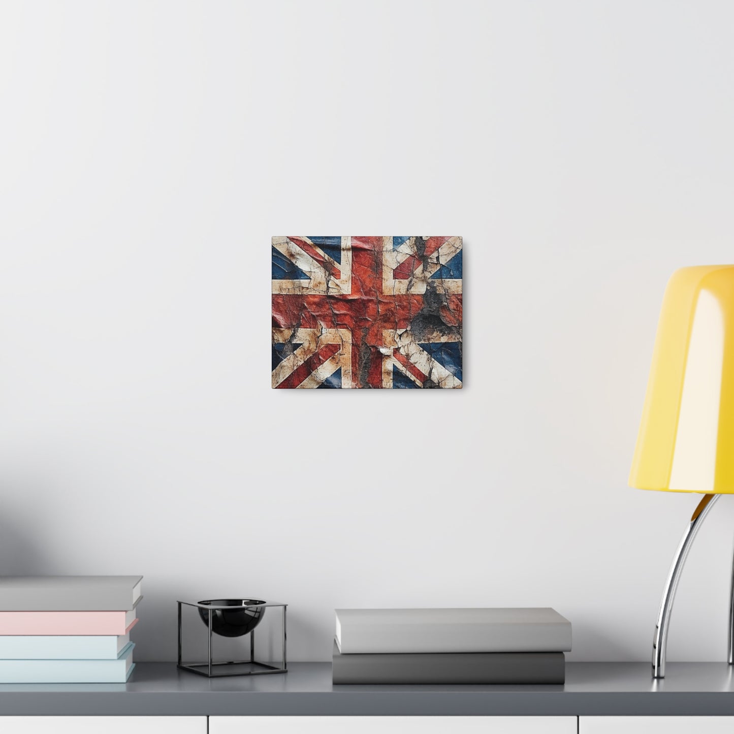 British Union Jack Tattered Flag Canvas Gallery Wraps