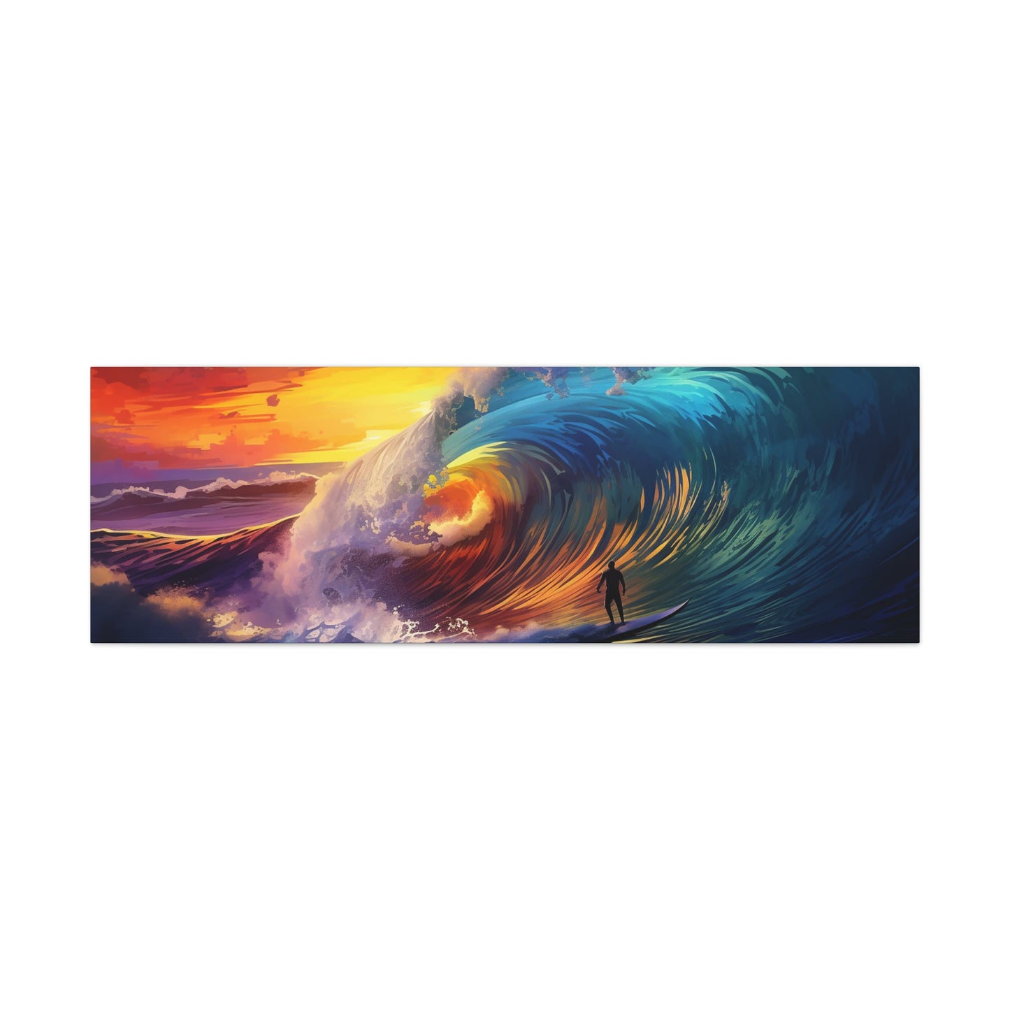 Polynesian Wave Canvas Gallery Wraps